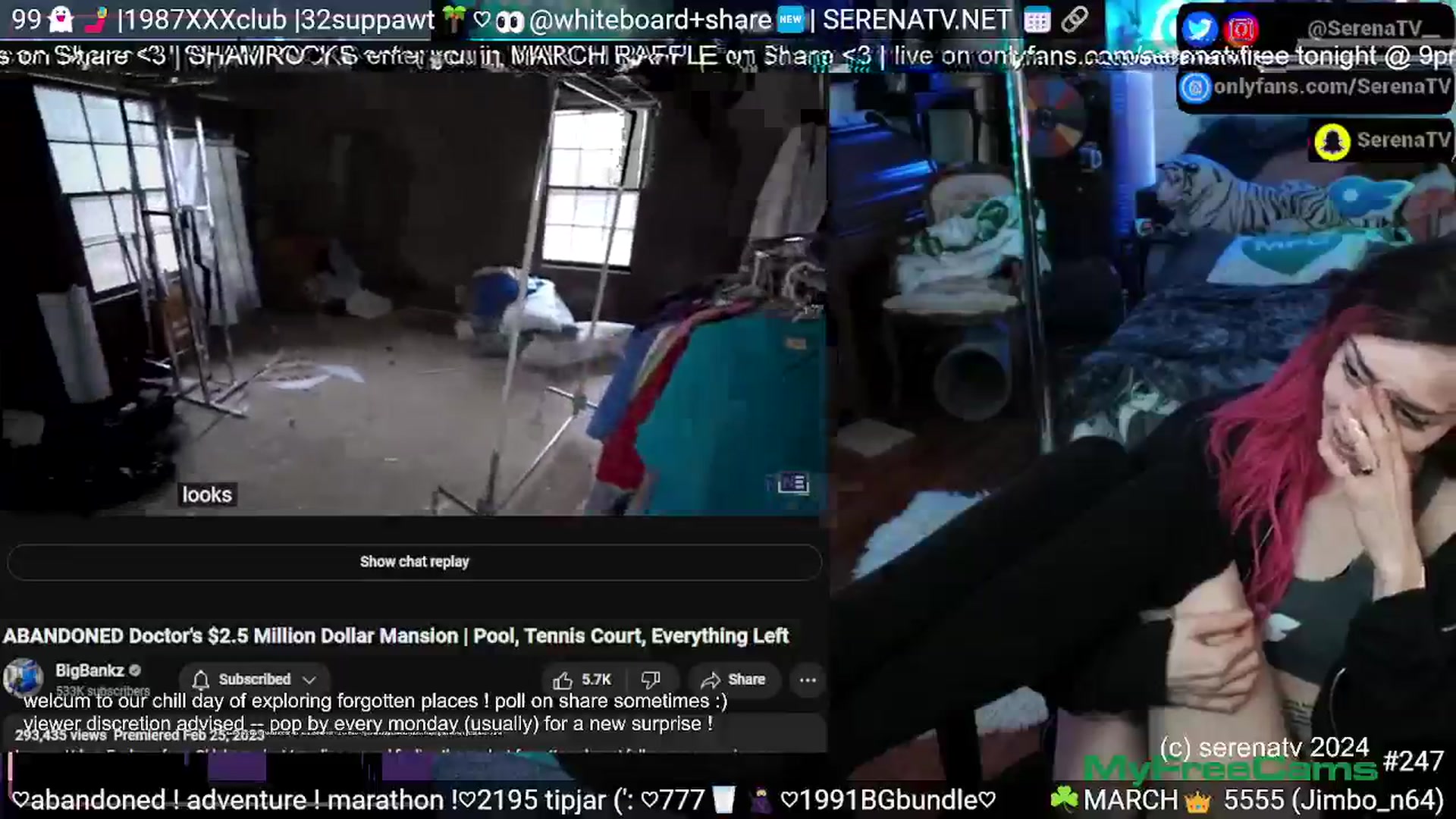 Gallery image thumbnail from serenatv's myfreecams stream on, 03/22/2024, 18:14 image 17 of 20