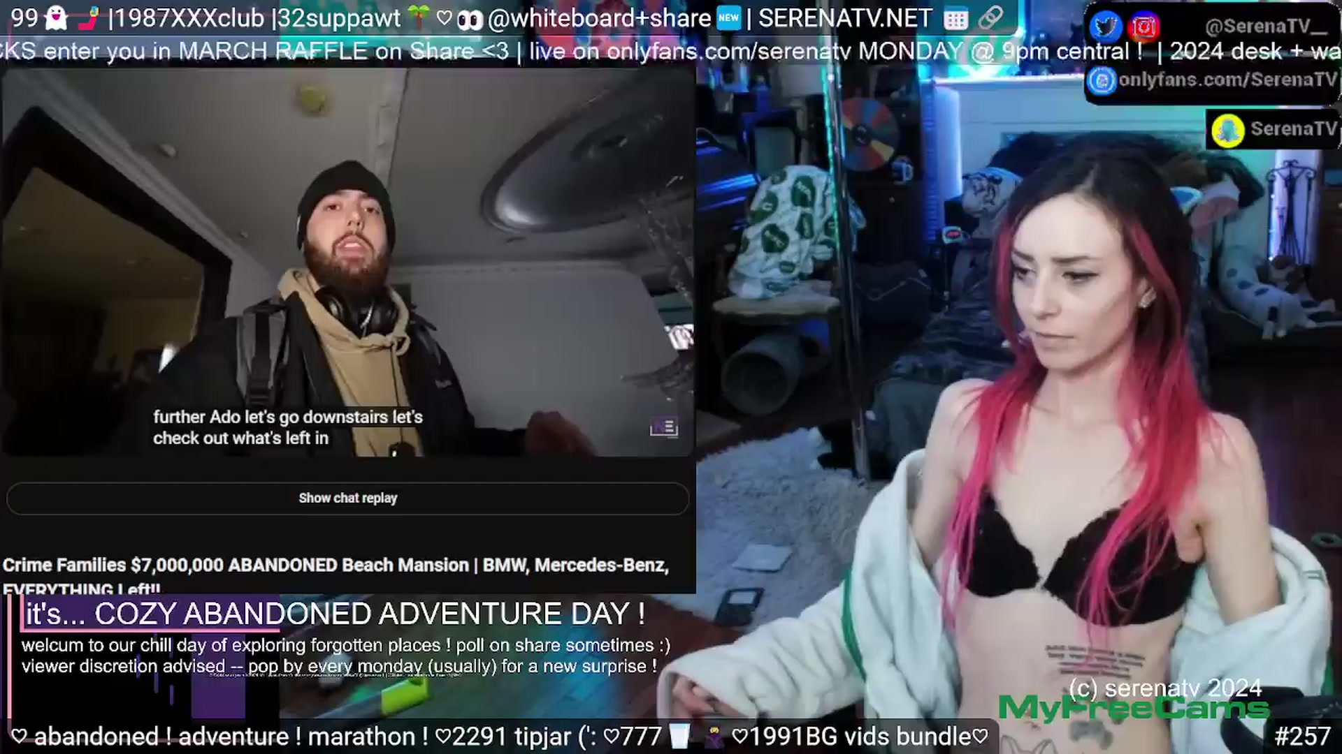 Gallery image thumbnail from serenatv's myfreecams stream on, 03/23/2024, 18:07 image 19 of 20