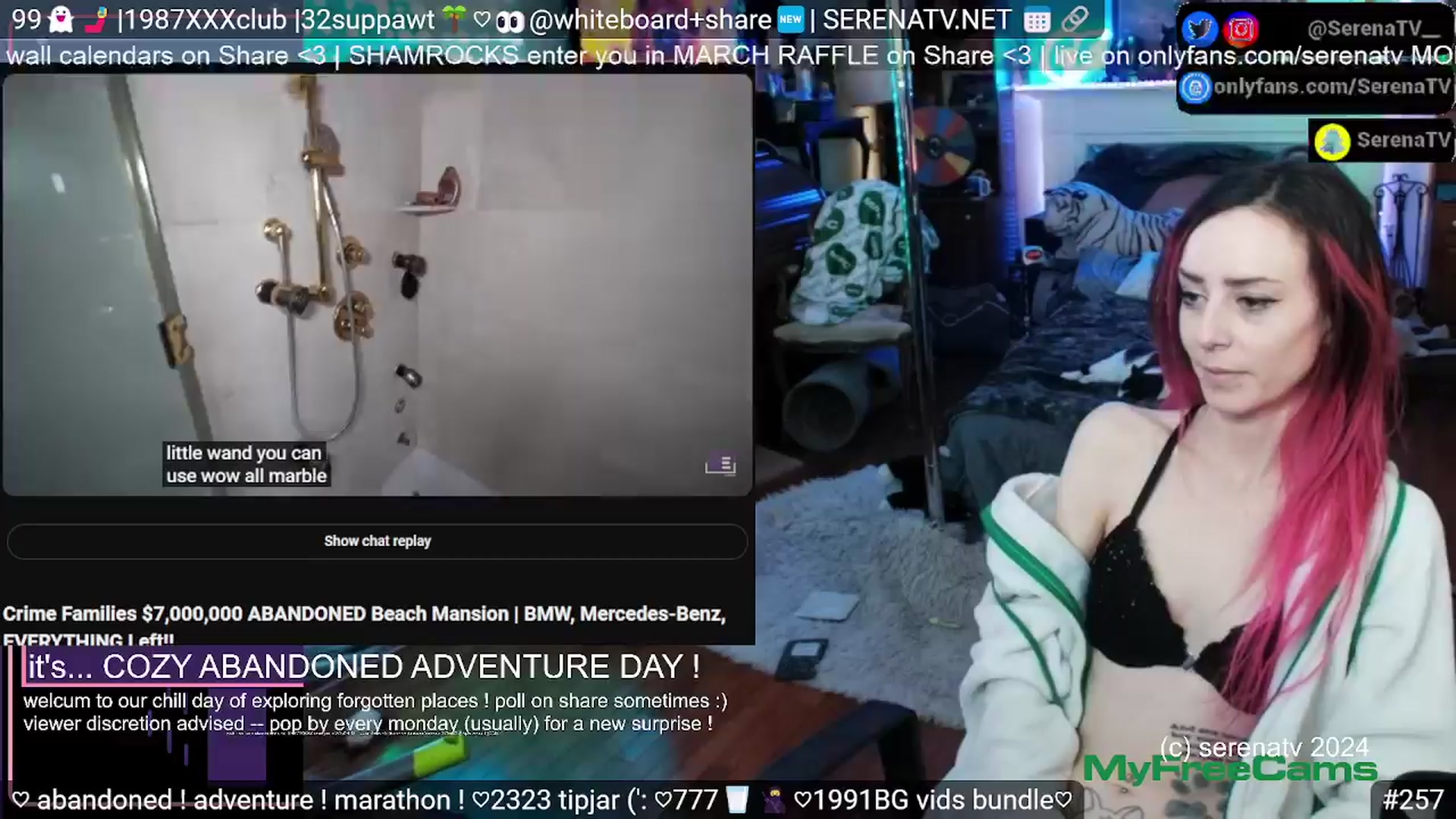 Gallery image thumbnail from serenatv's myfreecams stream on, 03/23/2024, 18:07 image 15 of 20