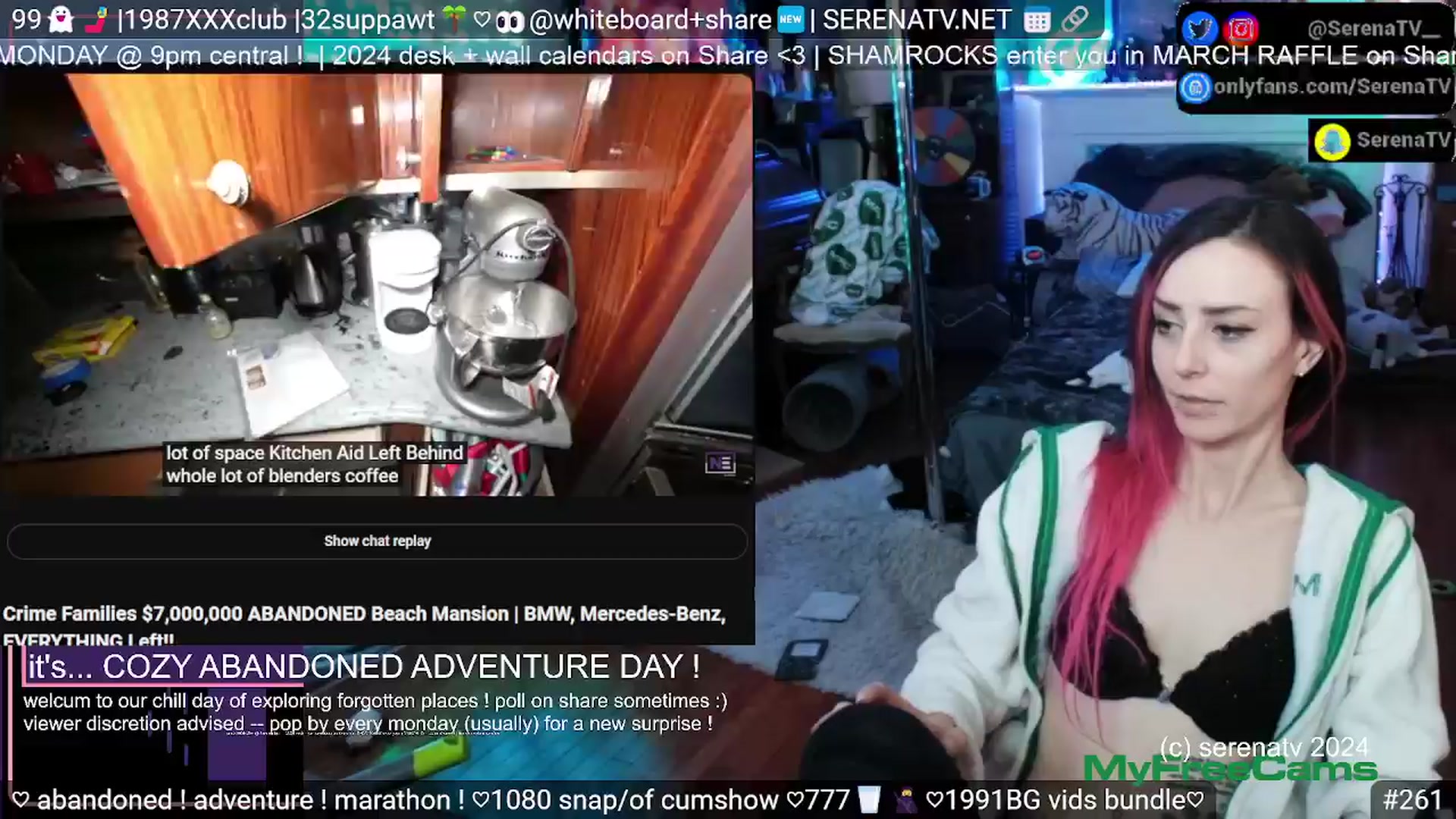 Gallery image thumbnail from serenatv's myfreecams stream on, 03/23/2024, 18:07 image 11 of 20