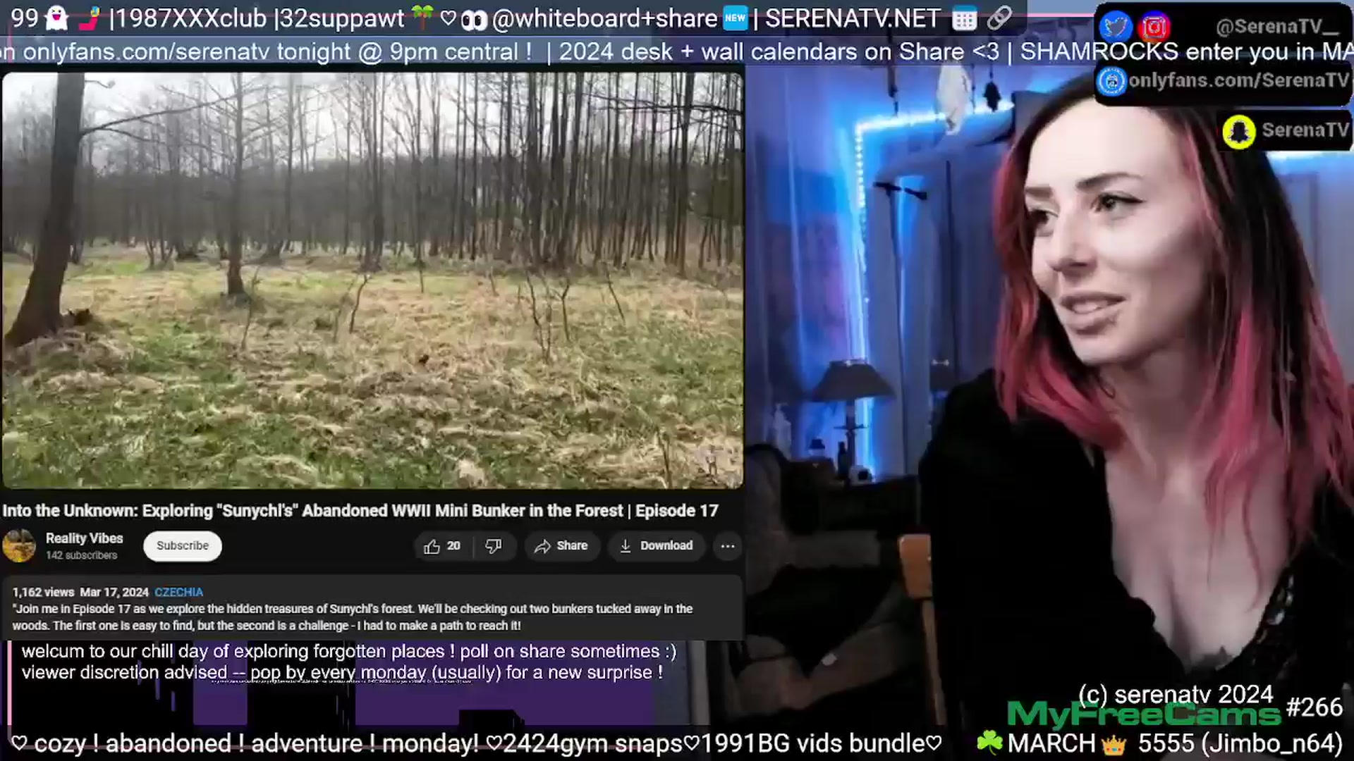 Gallery image thumbnail from serenatv's myfreecams stream on, 03/25/2024, 20:51 image 16 of 20