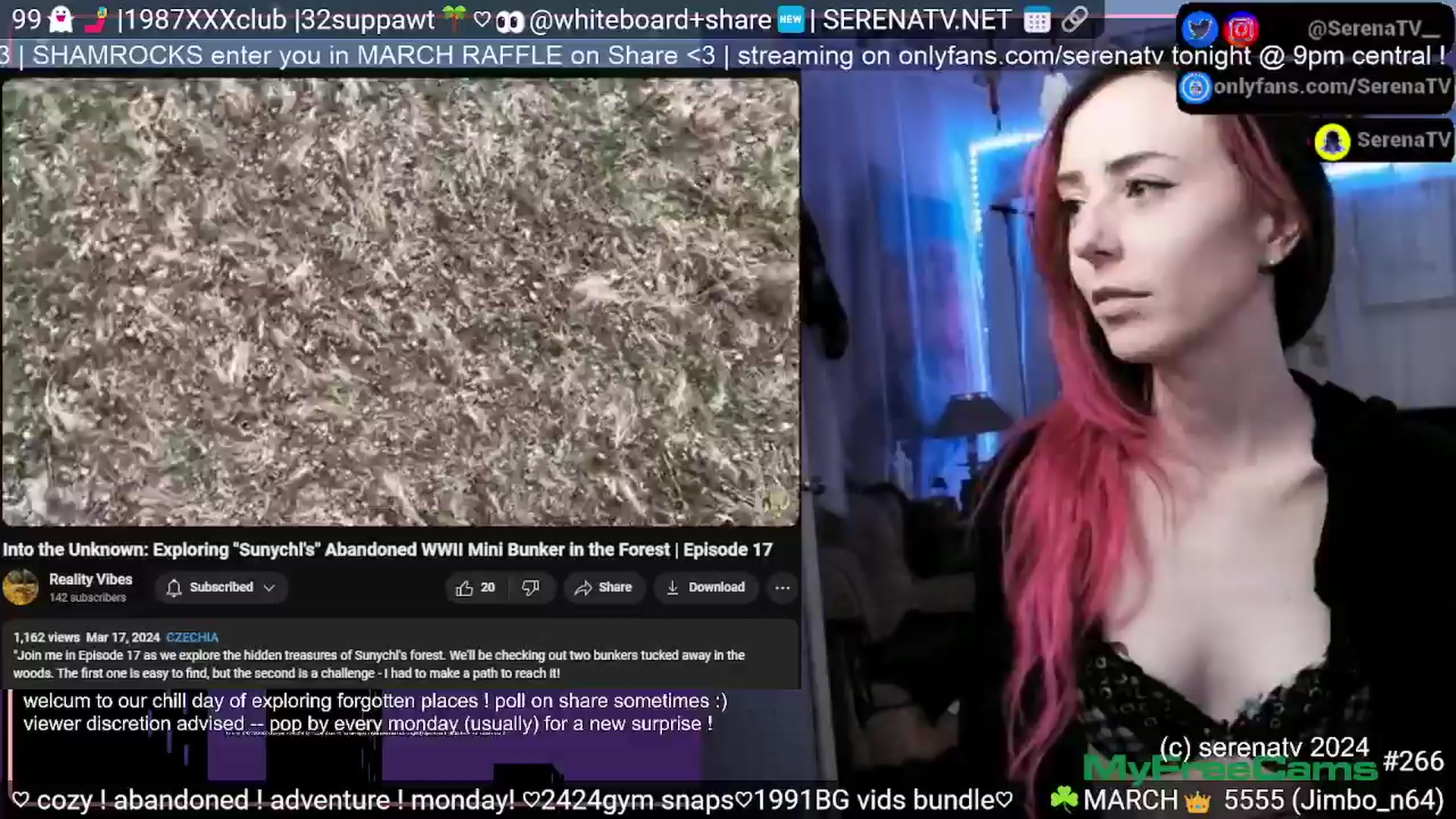 Gallery image thumbnail from serenatv's myfreecams stream on, 03/25/2024, 20:51 image 18 of 20