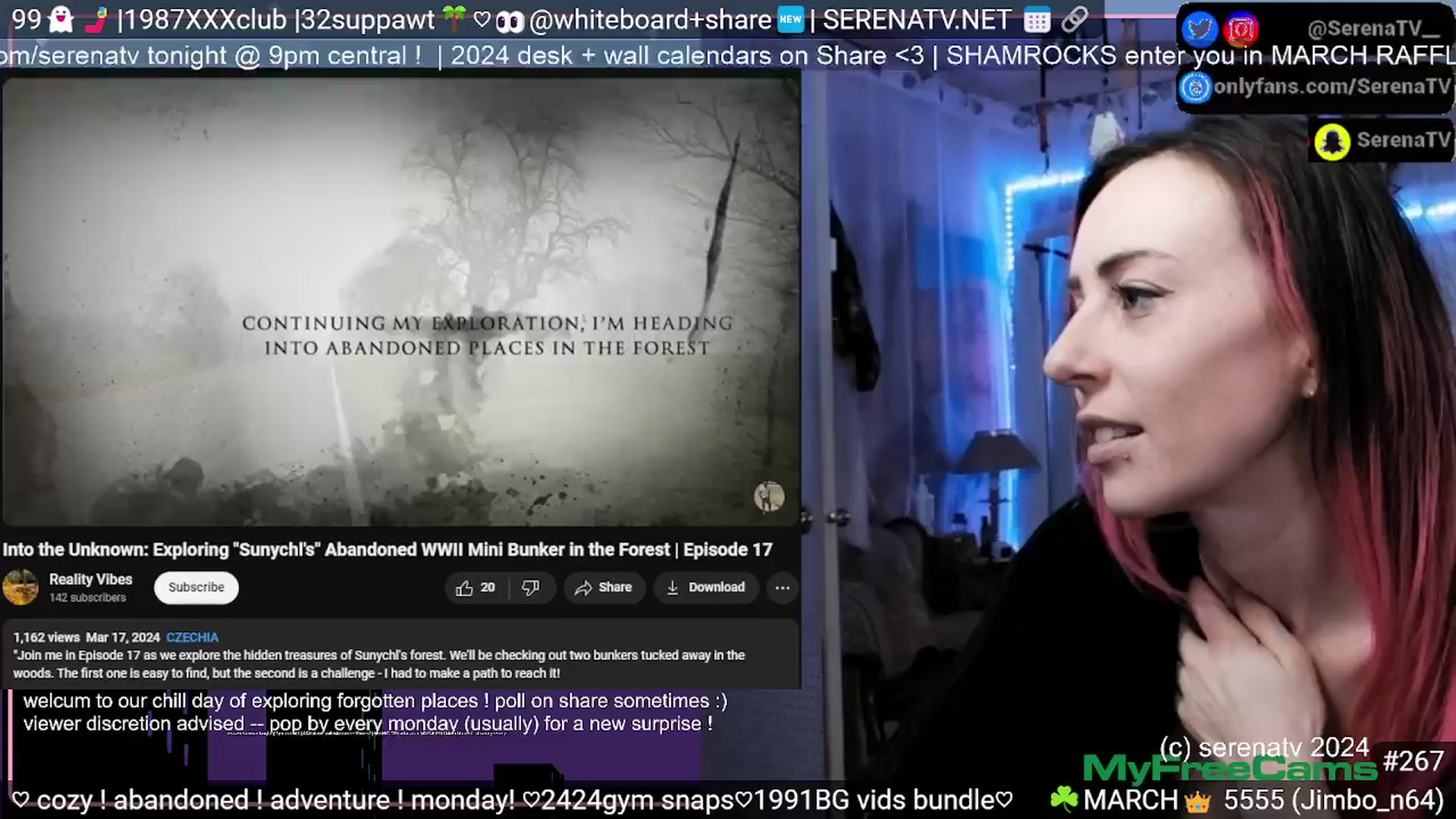 Gallery image thumbnail from serenatv's myfreecams stream on, 03/25/2024, 20:51 image 9 of 20