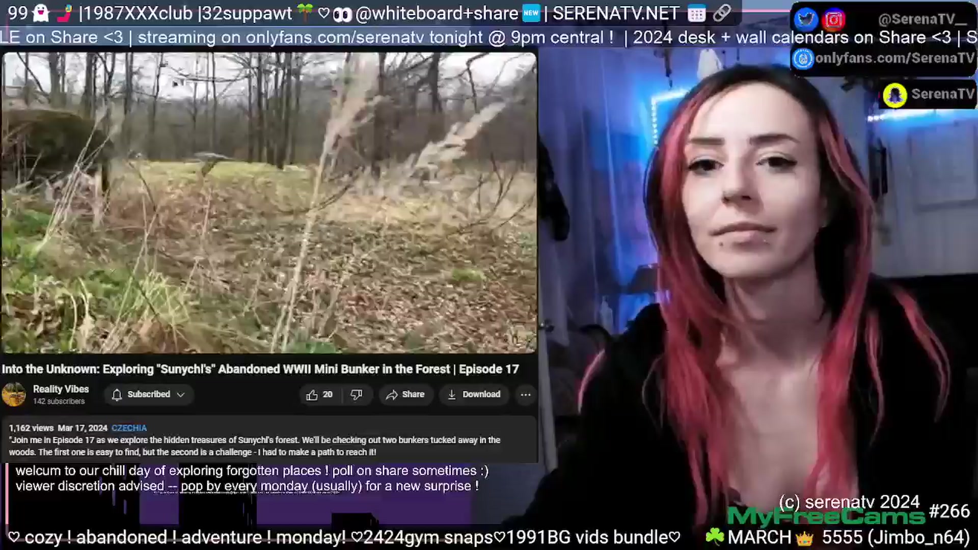 Gallery image thumbnail from serenatv's myfreecams stream on, 03/25/2024, 20:51 image 19 of 20