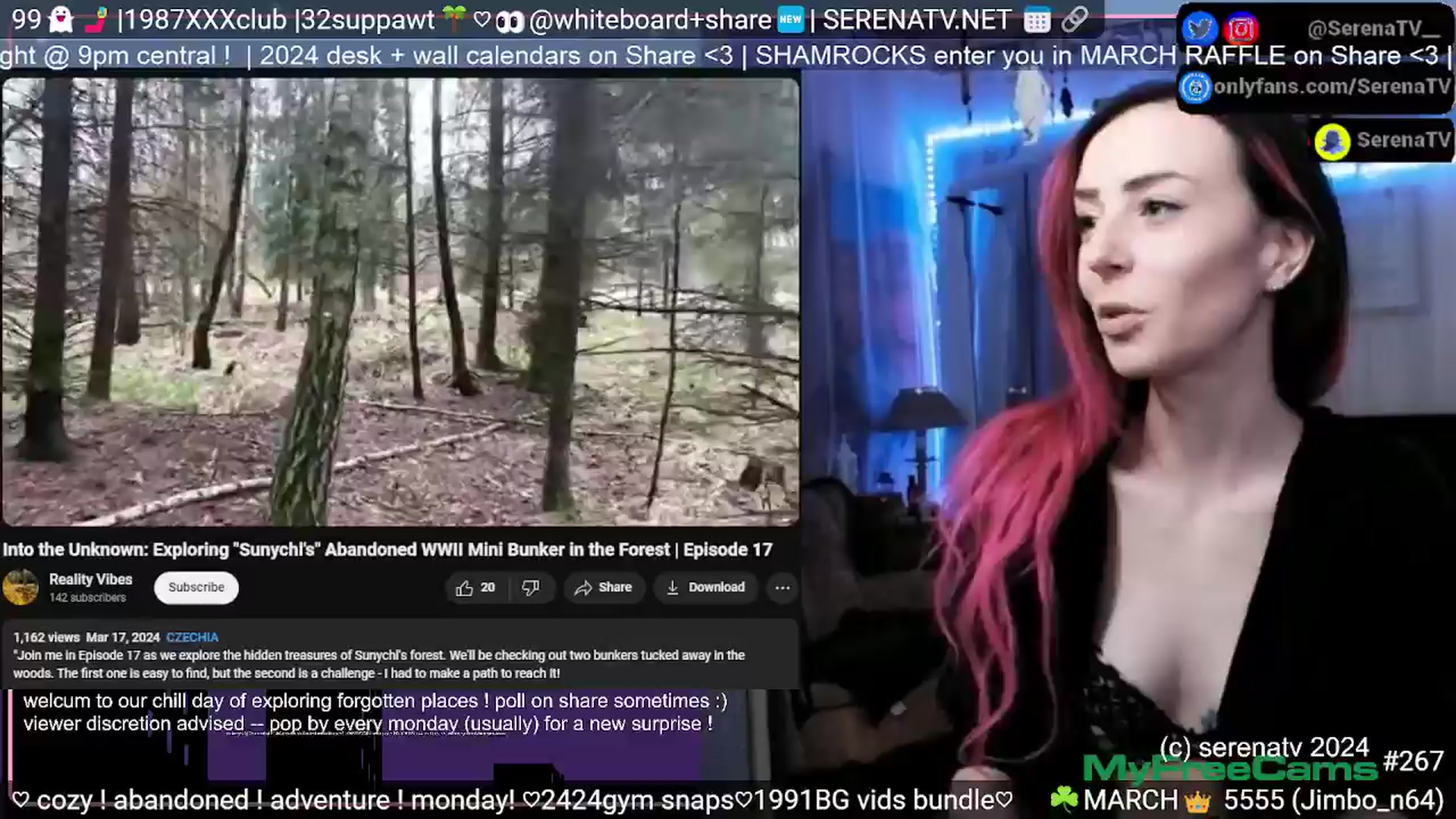 Gallery image thumbnail from serenatv's myfreecams stream on, 03/25/2024, 20:51 image 13 of 20