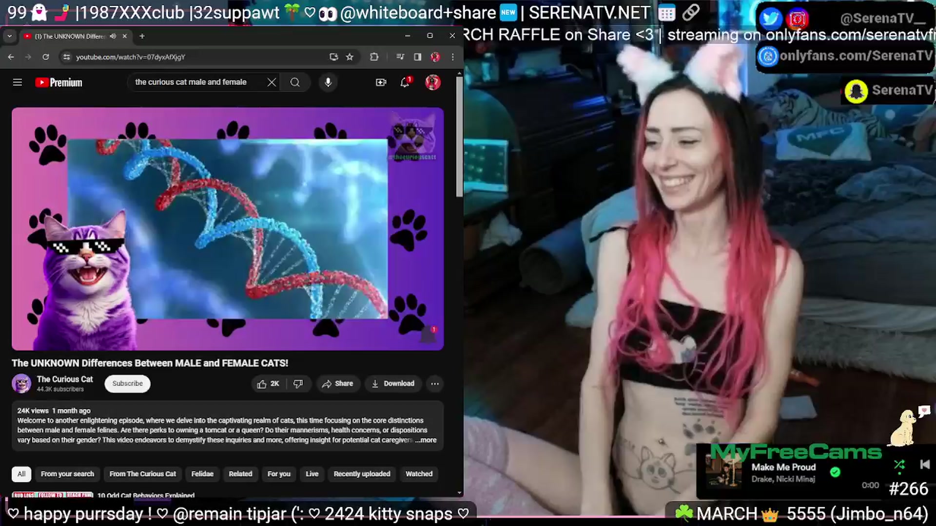 Gallery image thumbnail from serenatv's myfreecams stream on, 03/28/2024, 21:20 image 12 of 20