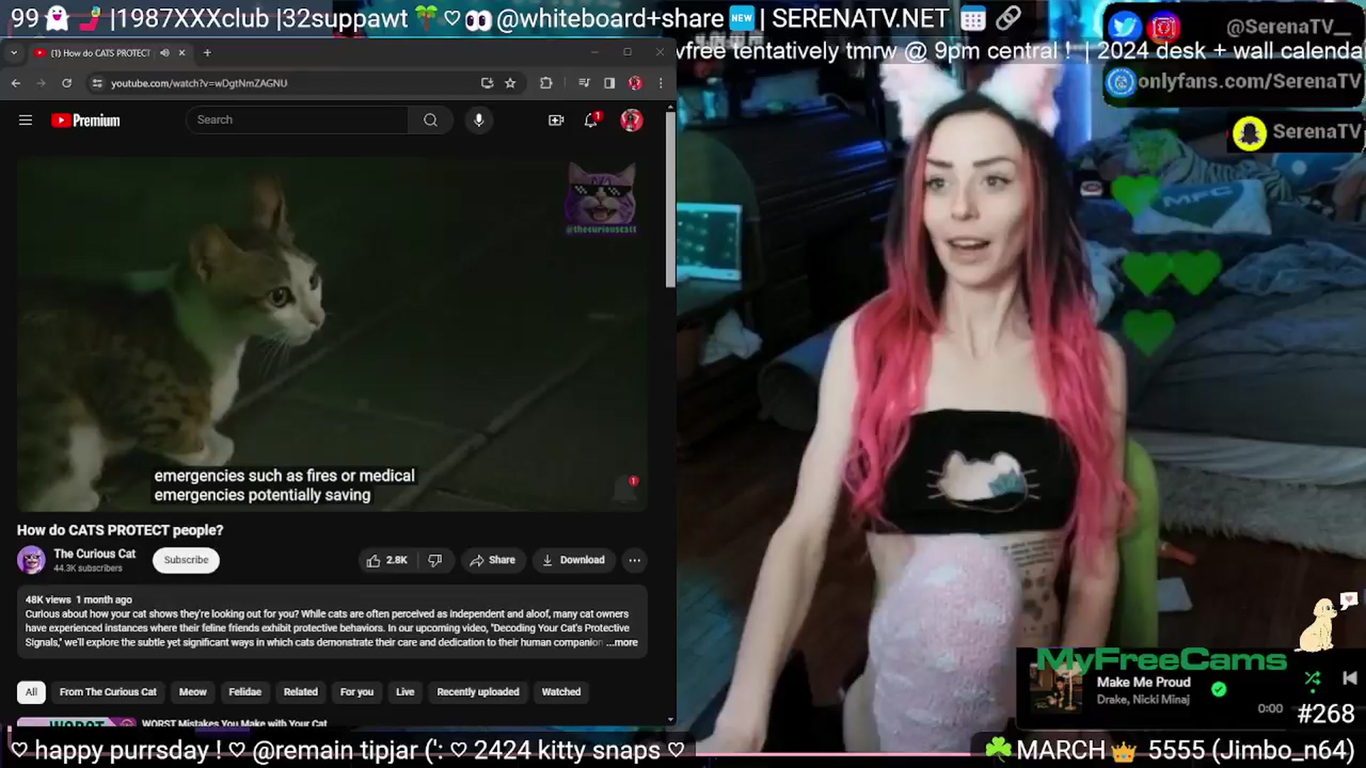 Gallery image thumbnail from serenatv's myfreecams stream on, 03/28/2024, 21:20 image 3 of 20