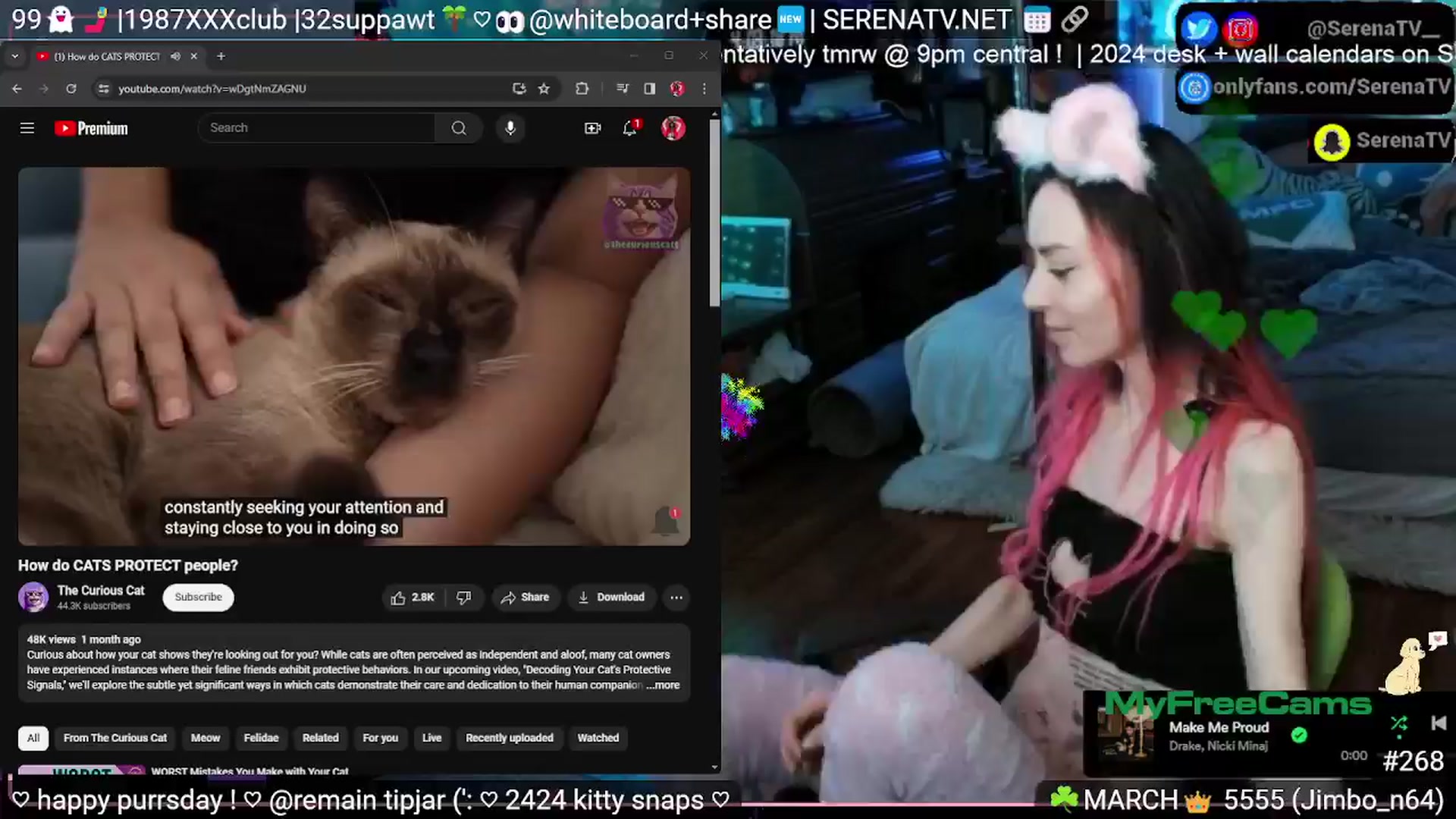 Gallery image thumbnail from serenatv's myfreecams stream on, 03/28/2024, 21:20 image 2 of 20