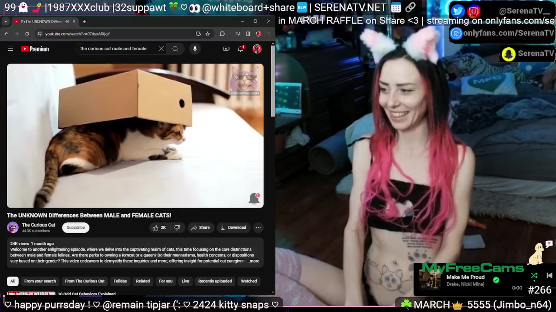 Gallery image thumbnail from serenatv's myfreecams stream on, 03/28/2024, 21:20 image 13 of 20