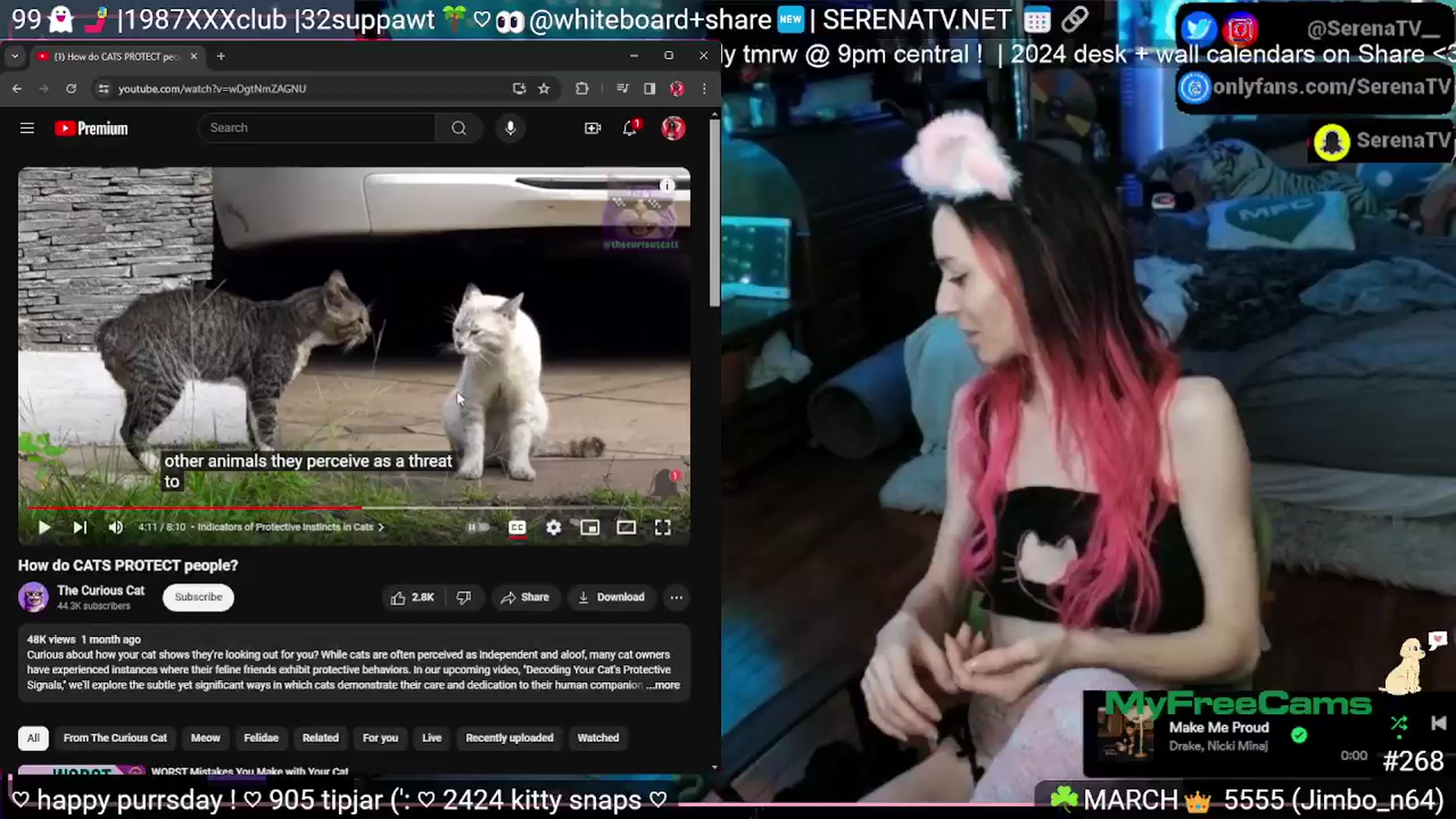 Gallery image thumbnail from serenatv's myfreecams stream on, 03/28/2024, 21:20 image 1 of 20