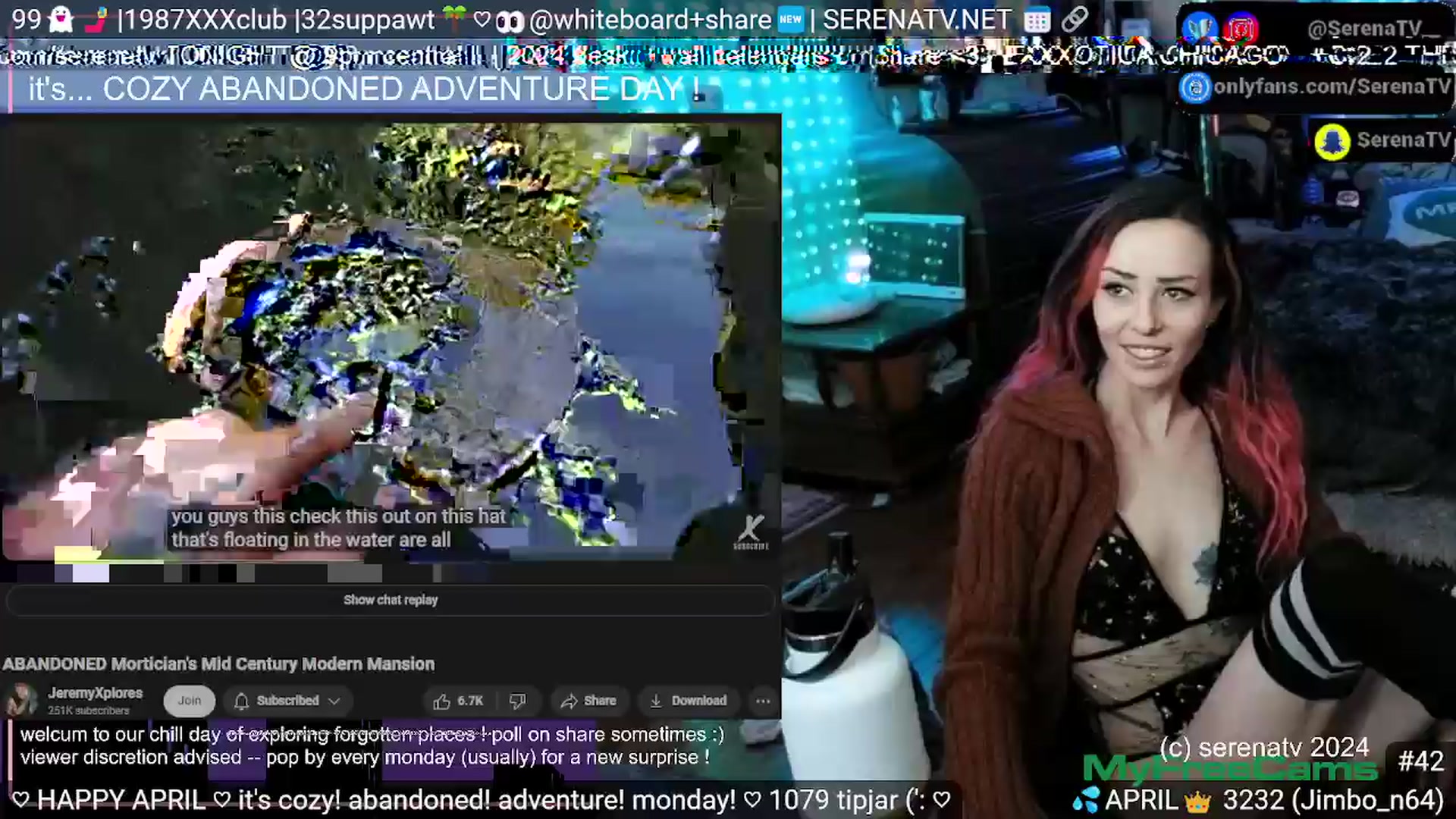 Gallery image thumbnail from serenatv's myfreecams stream on, 04/01/2024, 20:37 image 17 of 20