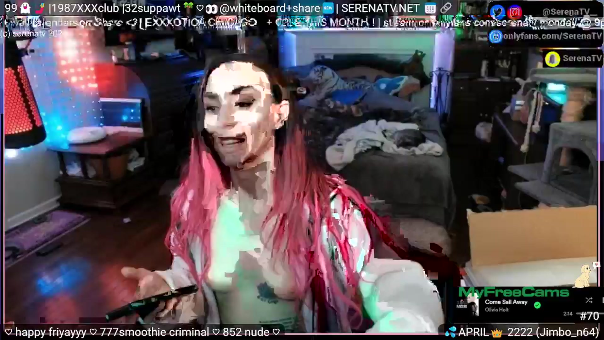 Gallery image thumbnail from serenatv's myfreecams stream on, 04/05/2024, 22:05 image 6 of 20