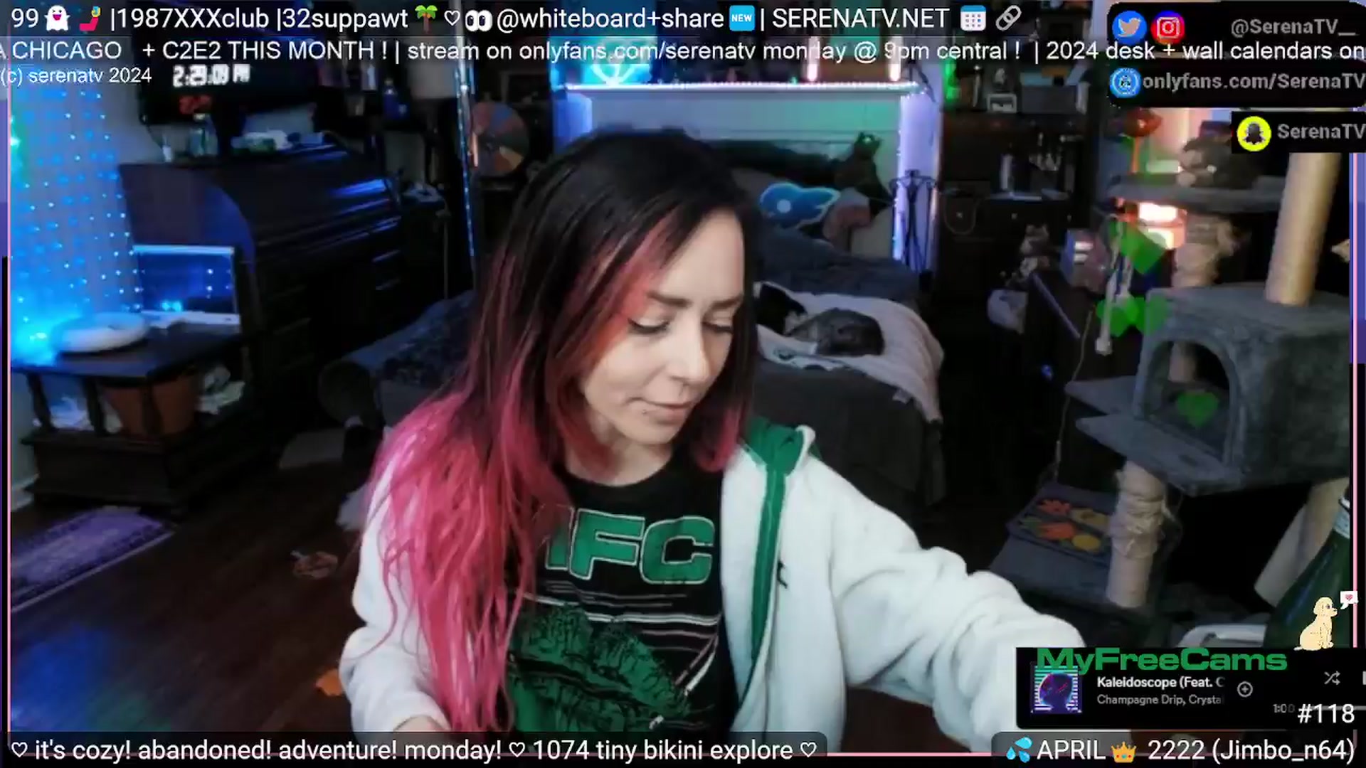 Gallery image thumbnail from serenatv's myfreecams stream on, 04/08/2024, 20:31 image 4 of 20