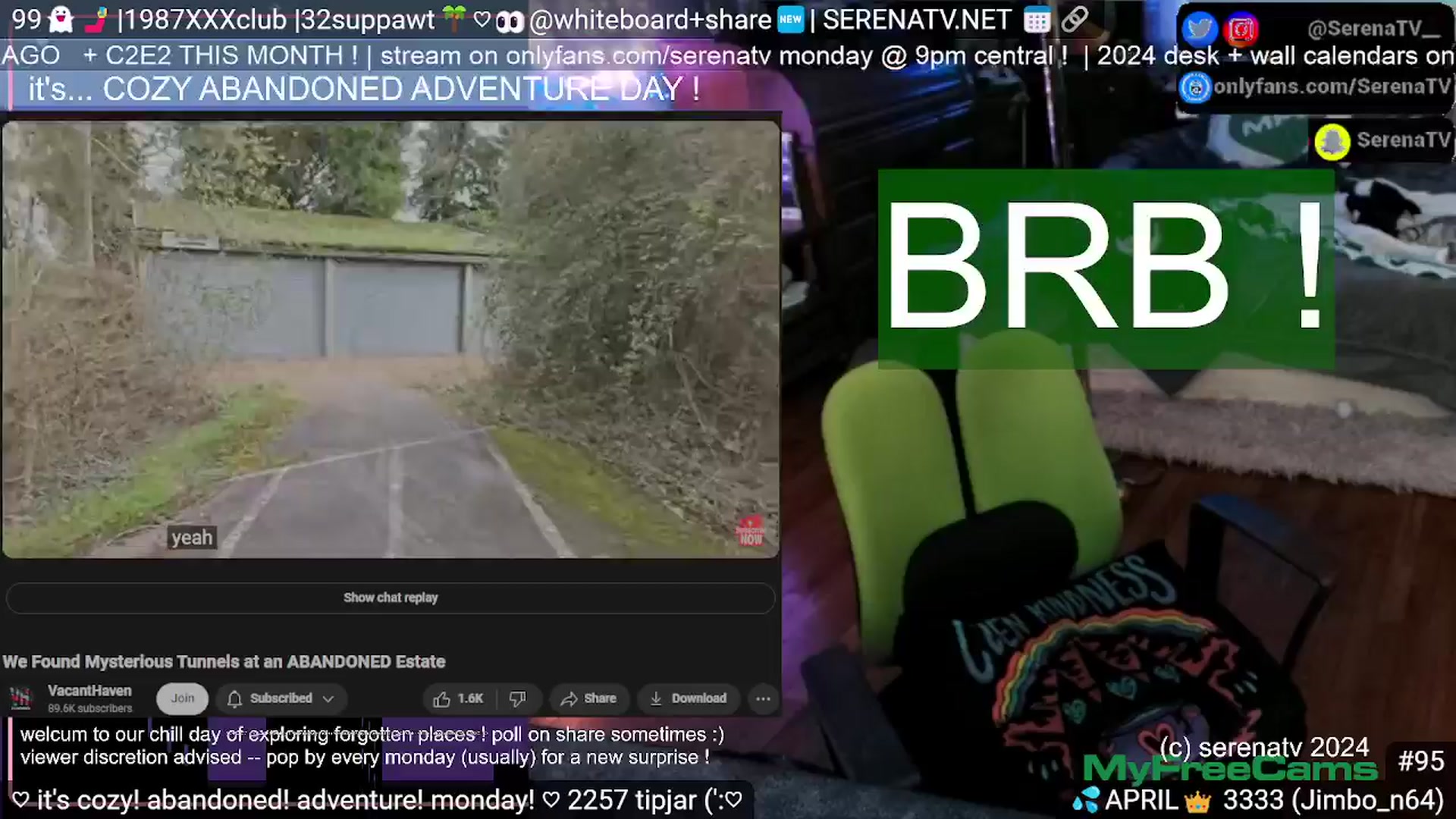 Gallery image thumbnail from serenatv's myfreecams stream on, 04/08/2024, 20:31 image 15 of 20