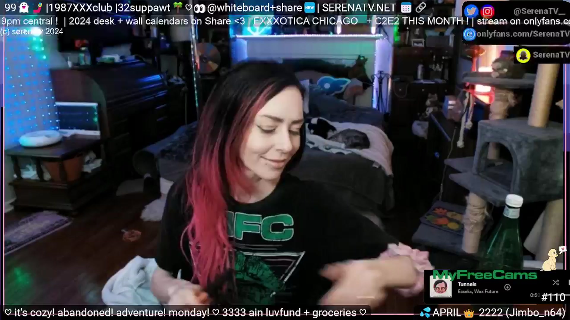 Gallery image thumbnail from serenatv's myfreecams stream on, 04/08/2024, 20:31 image 8 of 20
