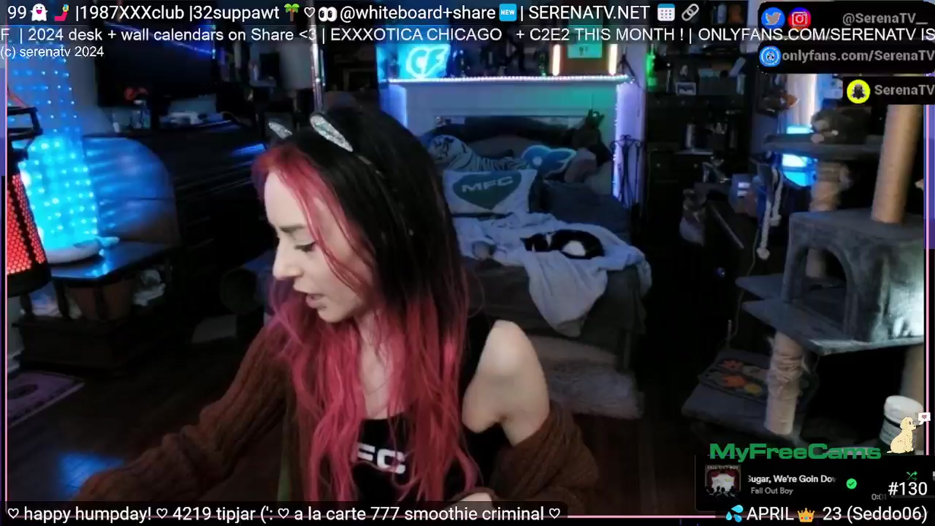 Gallery image thumbnail from serenatv's myfreecams stream on, 04/11/2024, 20:32 image 7 of 20