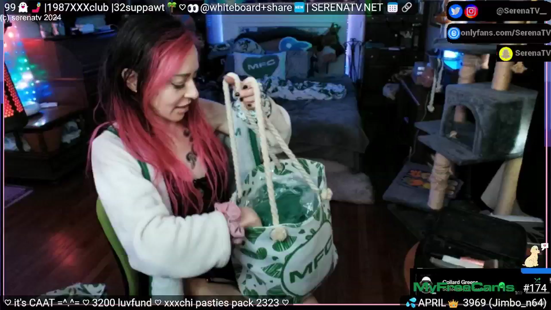 Gallery image thumbnail from serenatv's myfreecams stream on, 04/16/2024, 20:16 image 20 of 20