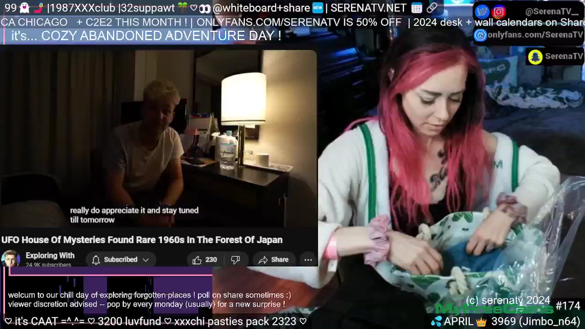 Gallery image thumbnail from serenatv's myfreecams stream on, 04/16/2024, 20:16 image 18 of 20