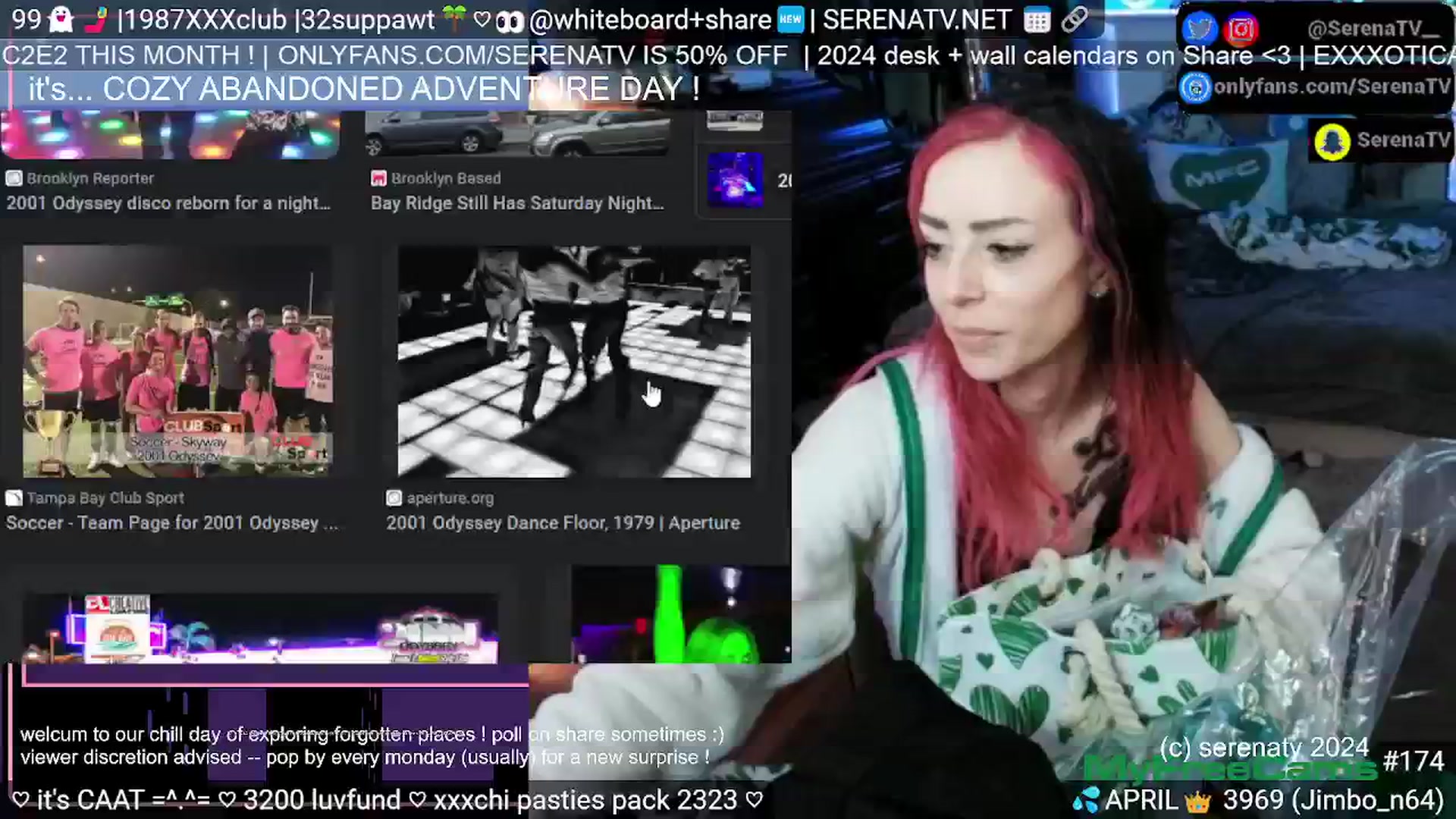 Gallery image thumbnail from serenatv's myfreecams stream on, 04/16/2024, 20:16 image 19 of 20