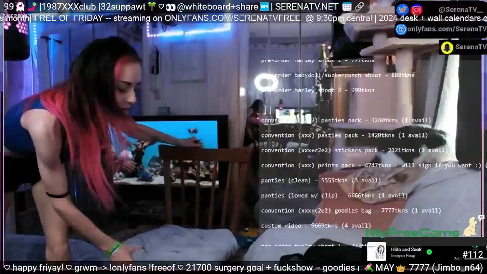 Gallery image thumbnail from serenatv's myfreecams stream on, 05/03/2024, 20:13 image 14 of 20