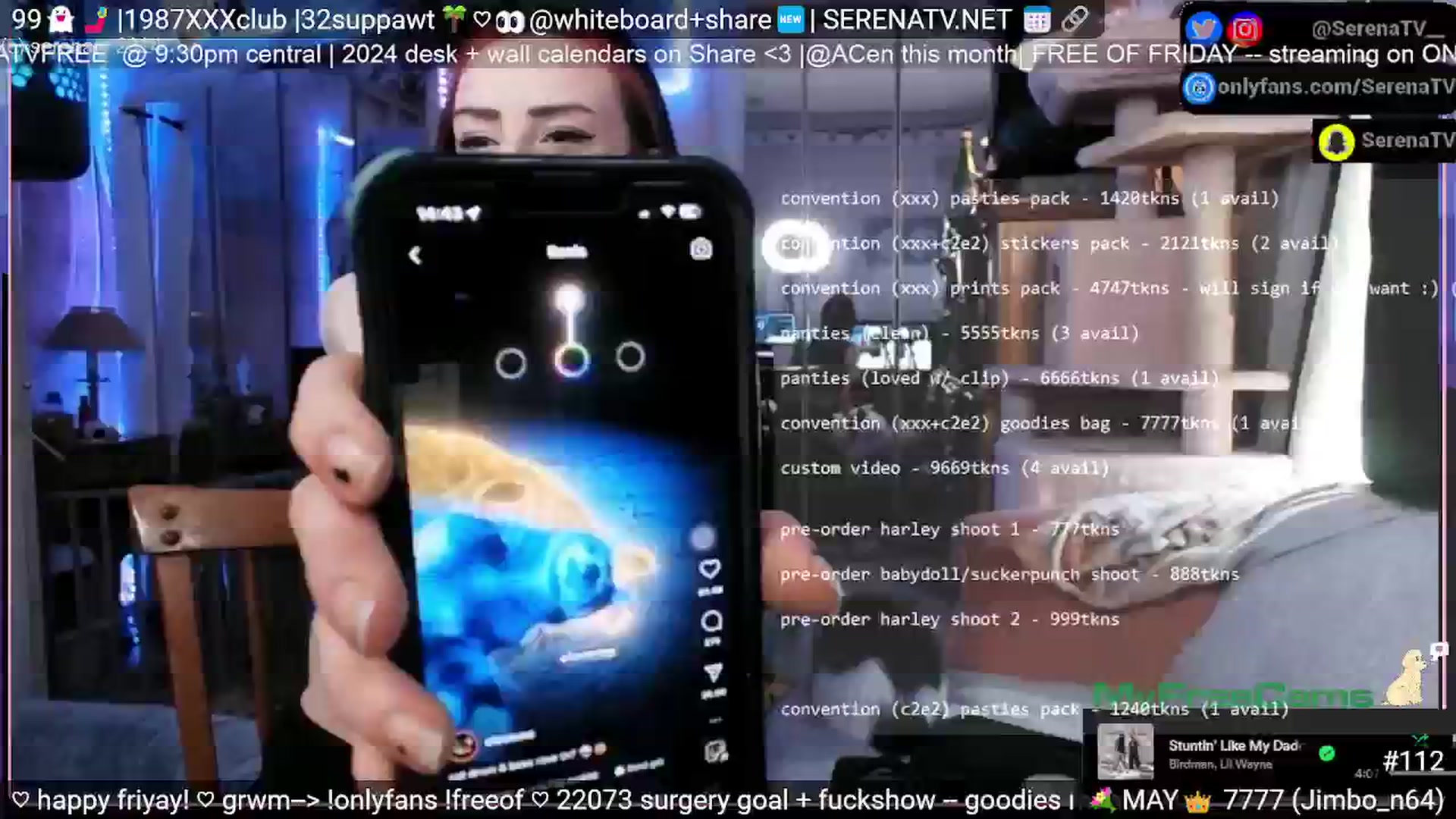 Gallery image thumbnail from serenatv's myfreecams stream on, 05/03/2024, 20:13 image 13 of 20