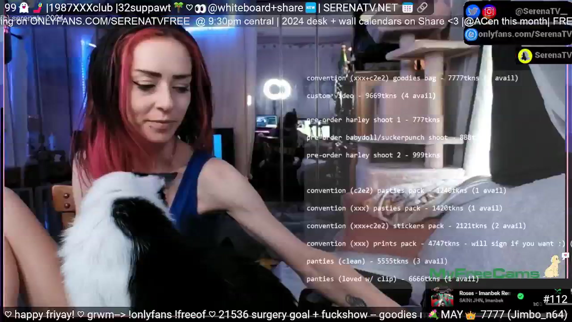 Gallery image thumbnail from serenatv's myfreecams stream on, 05/03/2024, 20:13 image 20 of 20