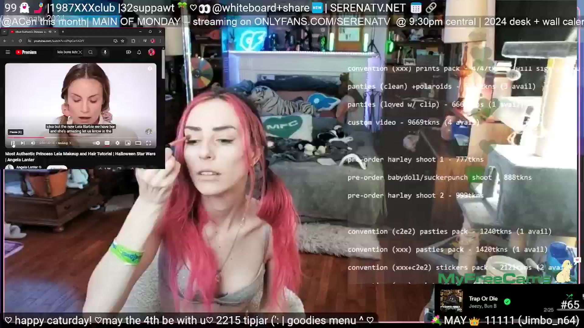Gallery image thumbnail from serenatv's myfreecams stream on, 05/04/2024, 20:04 image 15 of 20