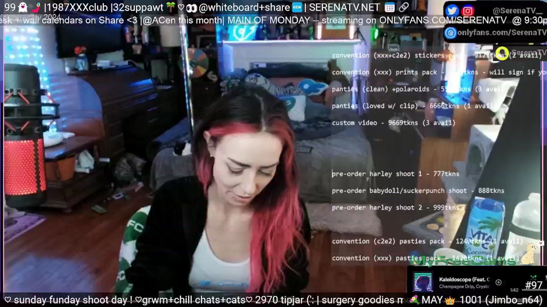 Gallery image thumbnail from serenatv's myfreecams stream on, 05/05/2024, 20:06 image 1 of 20