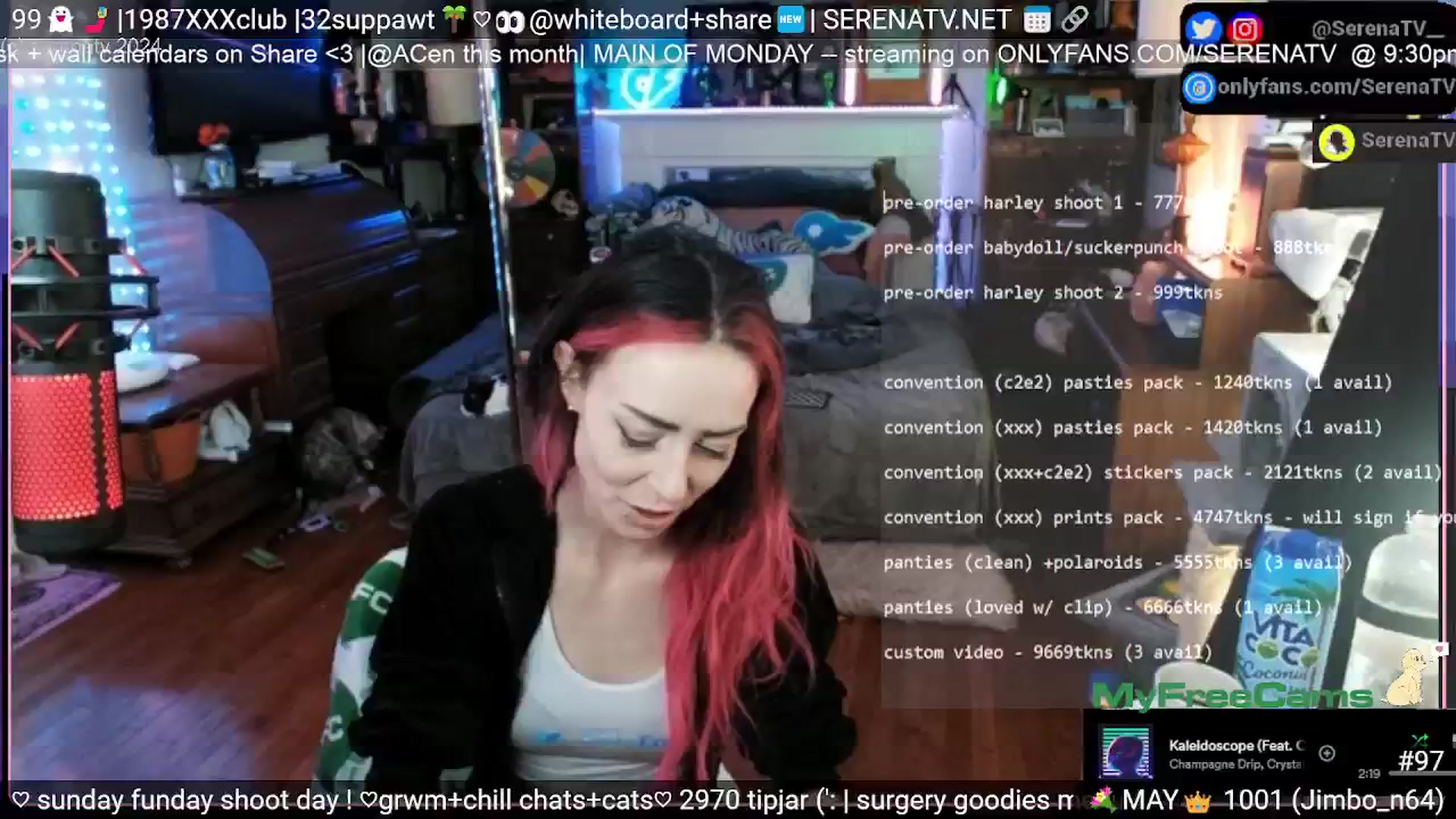 Gallery image thumbnail from serenatv's myfreecams stream on, 05/05/2024, 20:06 image 2 of 20