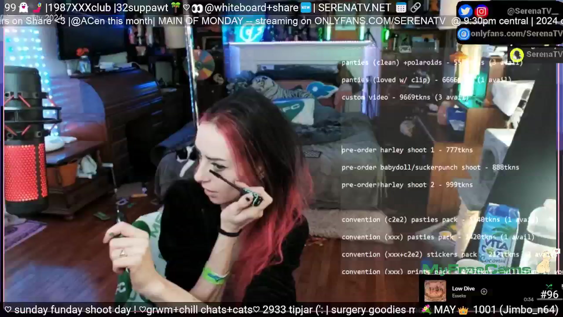 Gallery image thumbnail from serenatv's myfreecams stream on, 05/05/2024, 20:06 image 17 of 20