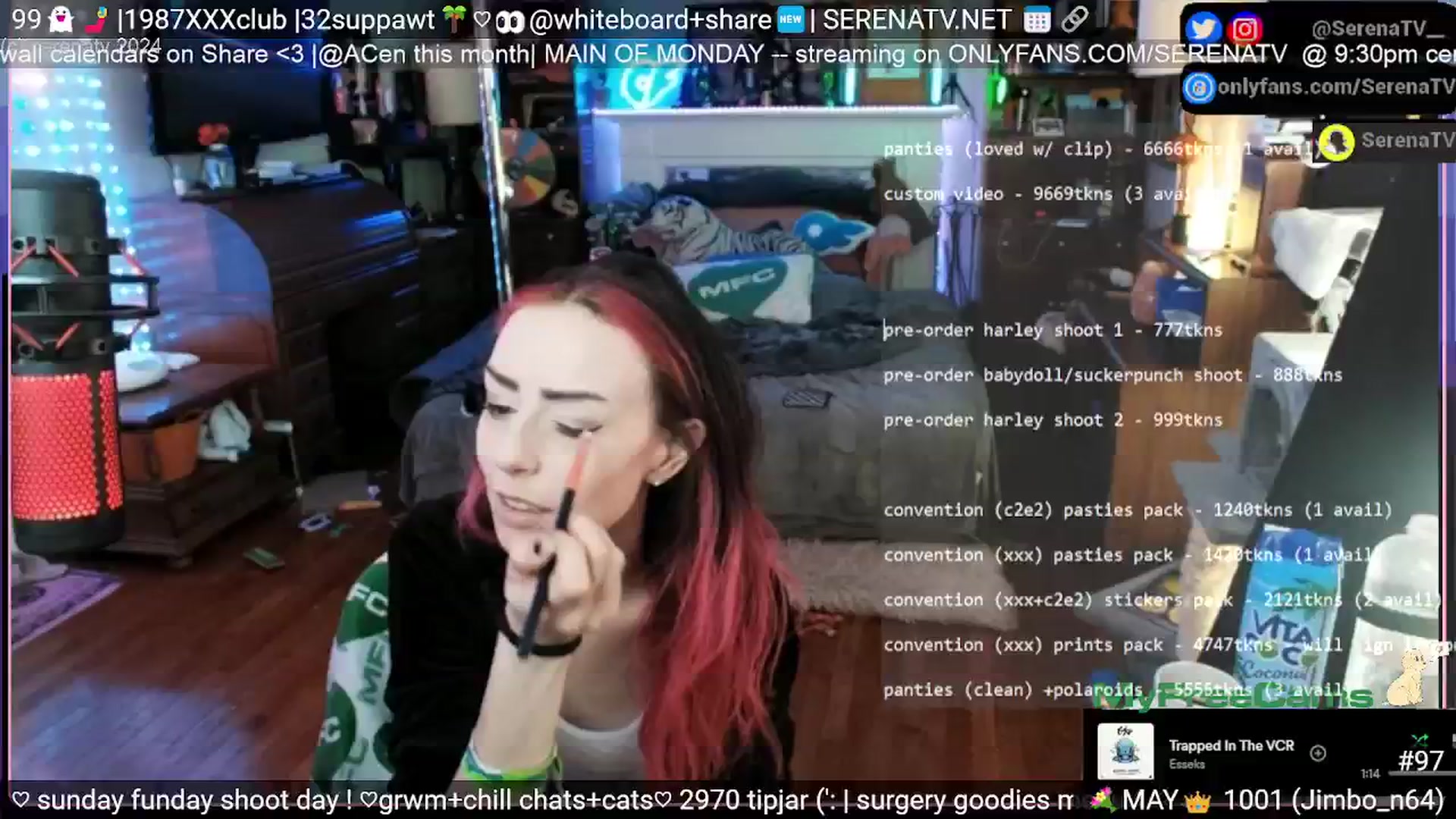 Gallery image thumbnail from serenatv's myfreecams stream on, 05/05/2024, 20:06 image 6 of 20