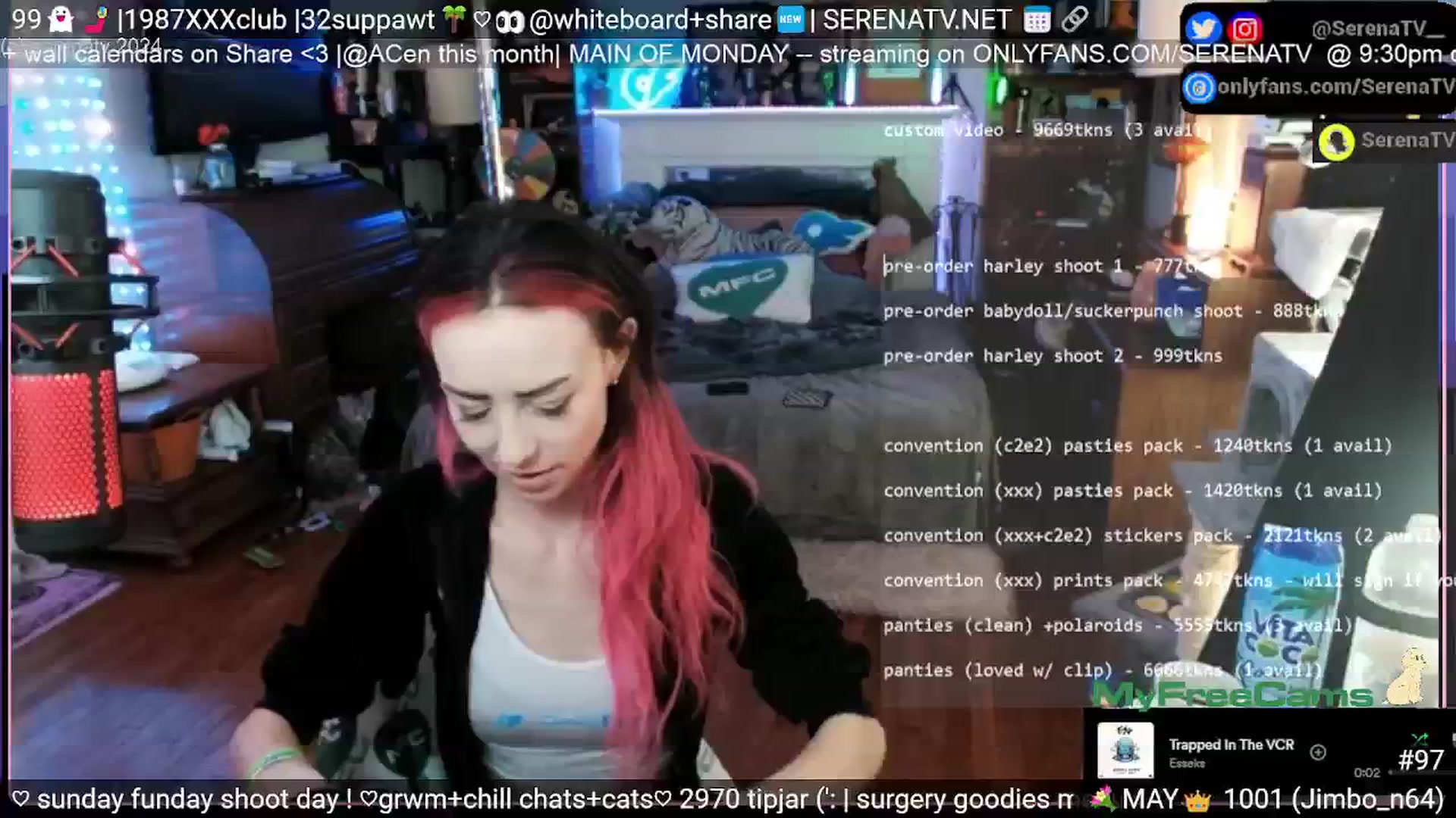 Gallery image thumbnail from serenatv's myfreecams stream on, 05/05/2024, 20:06 image 4 of 20