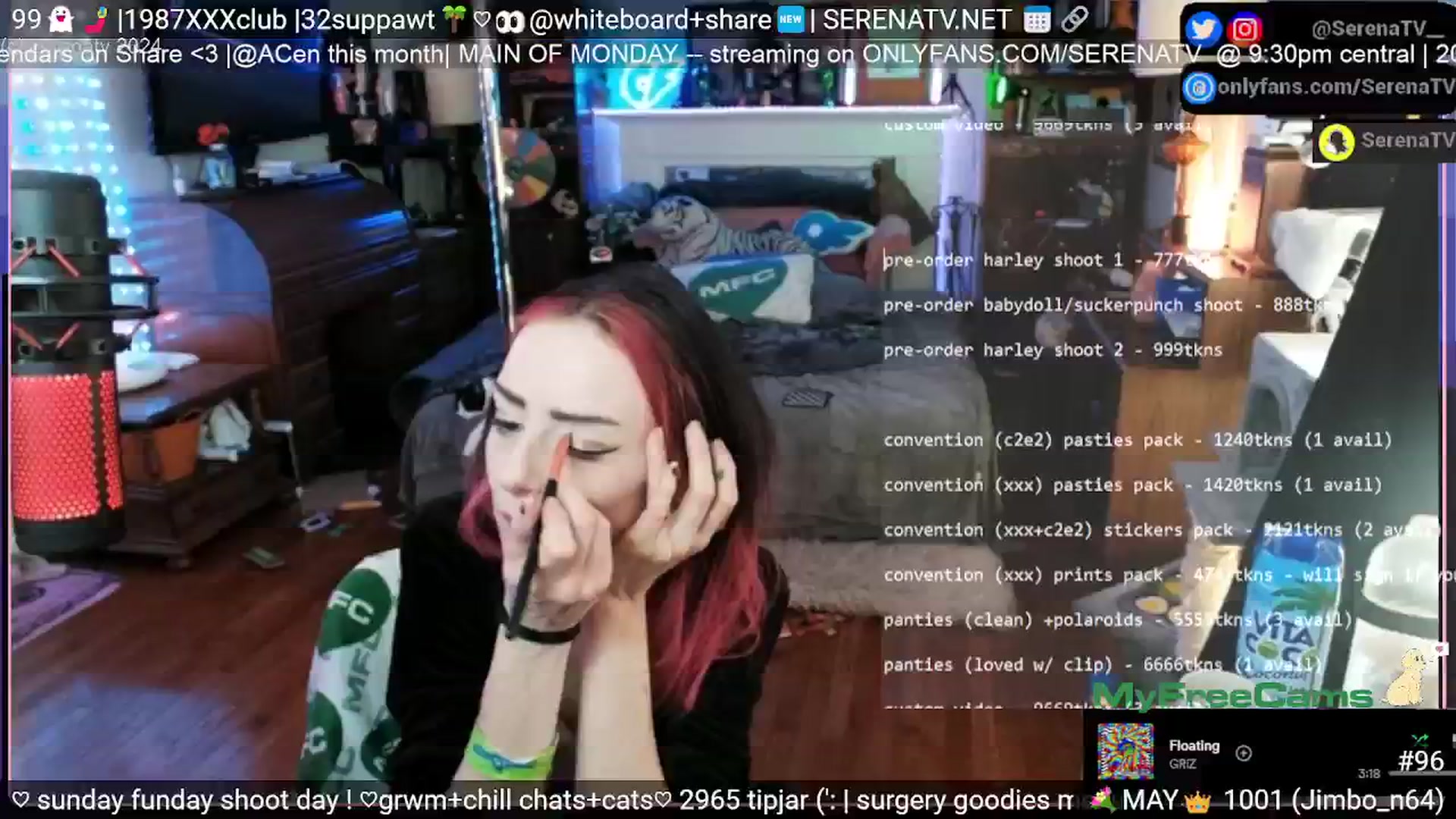 Gallery image thumbnail from serenatv's myfreecams stream on, 05/05/2024, 20:06 image 13 of 20