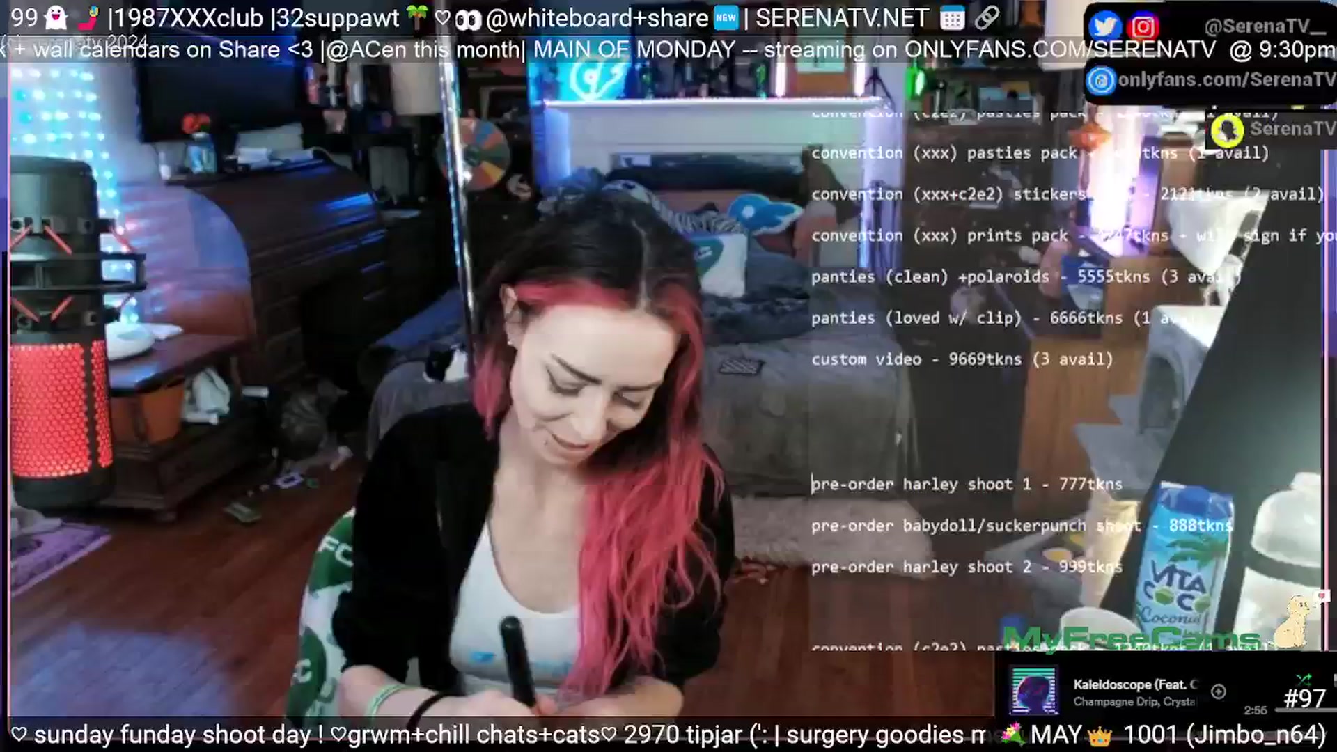 Gallery image thumbnail from serenatv's myfreecams stream on, 05/05/2024, 20:06 image 3 of 20