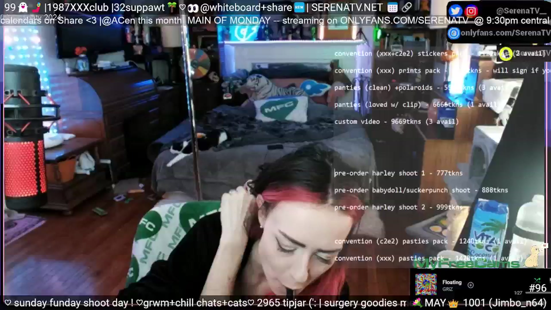 Gallery image thumbnail from serenatv's myfreecams stream on, 05/05/2024, 20:06 image 10 of 20