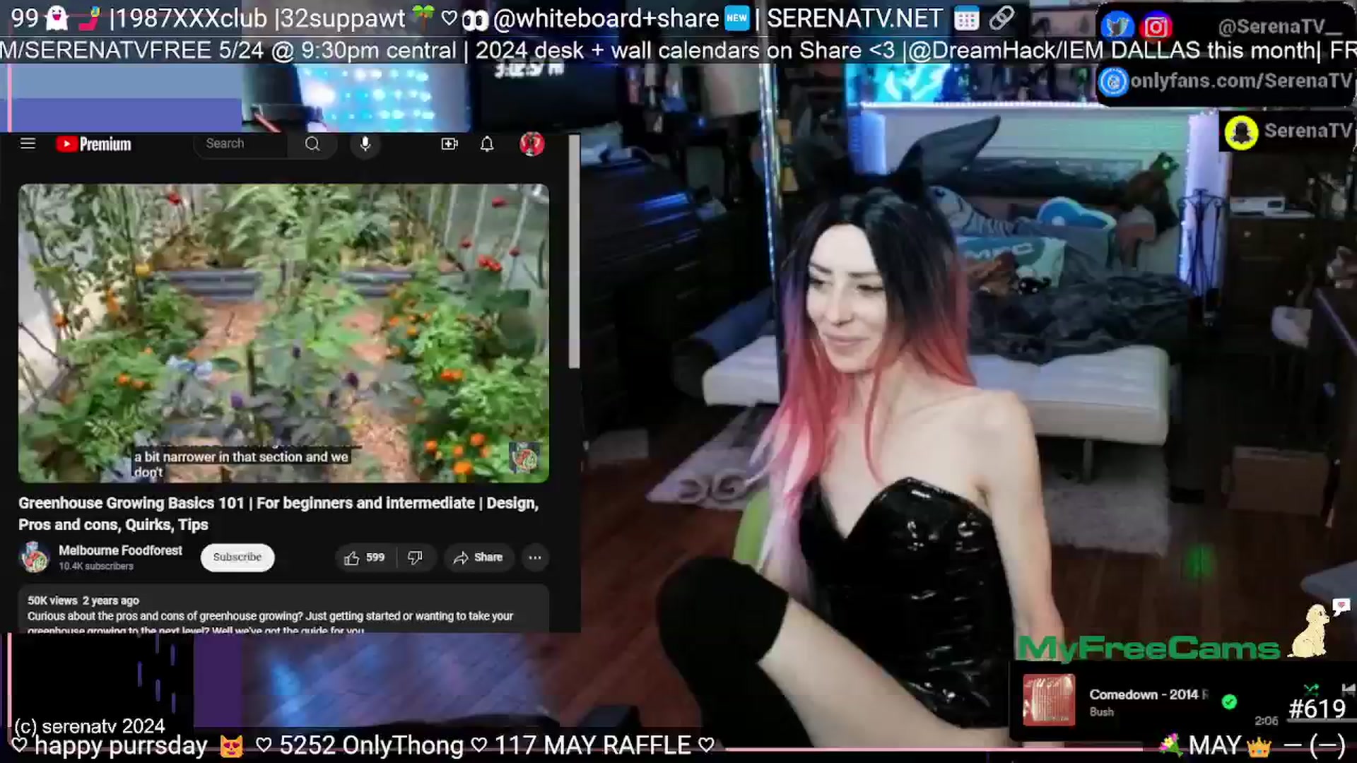 Gallery image thumbnail from serenatv's myfreecams stream on, 05/23/2024, 20:11 image 17 of 20