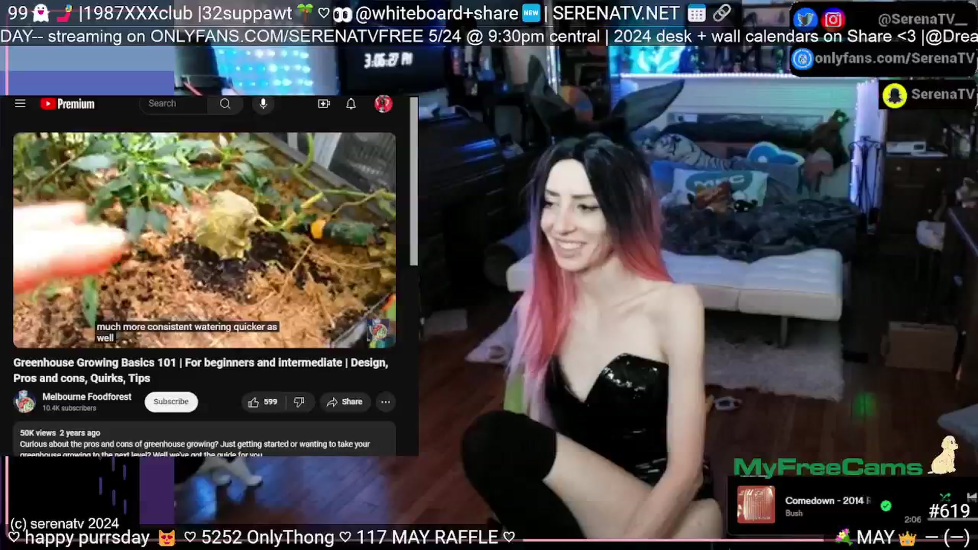 Gallery image thumbnail from serenatv's myfreecams stream on, 05/23/2024, 20:11 image 19 of 20