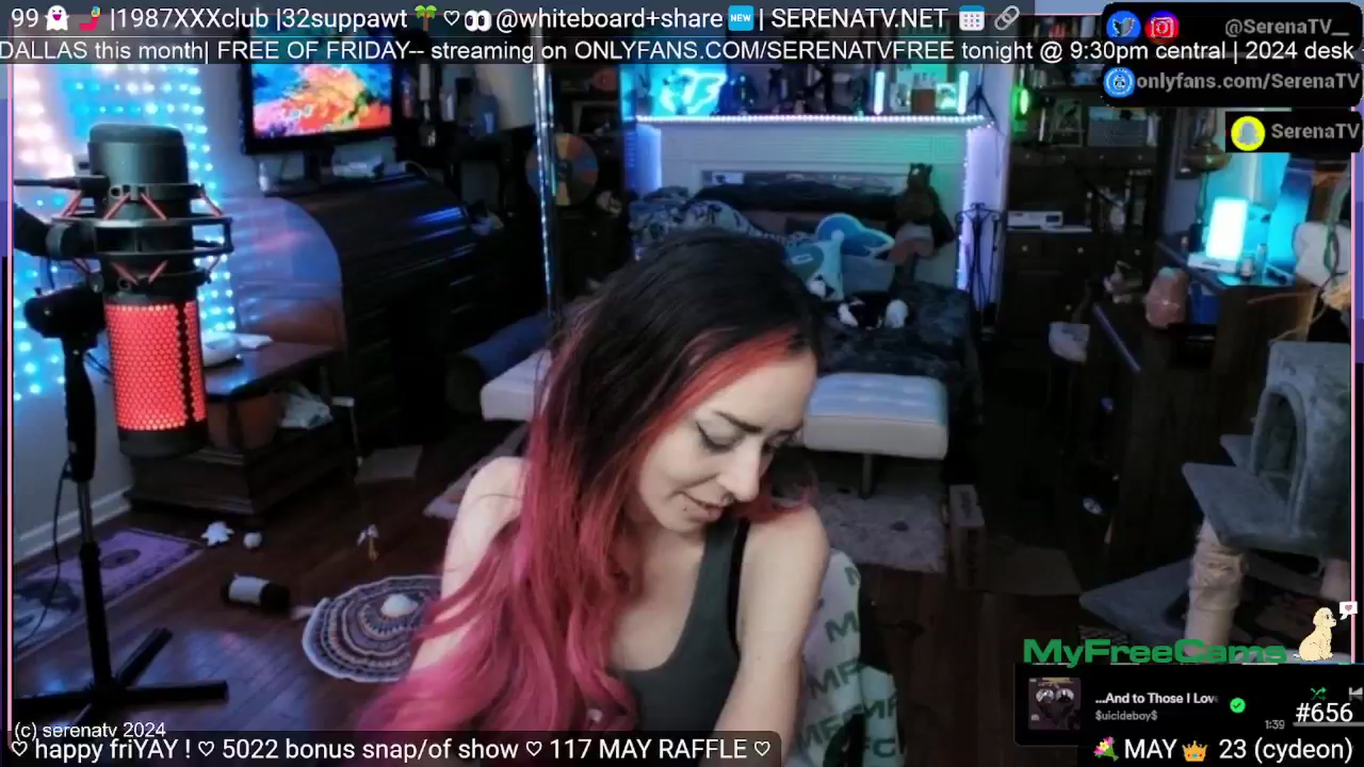 Gallery image thumbnail from serenatv's myfreecams stream on, 05/24/2024, 20:35 image 12 of 20