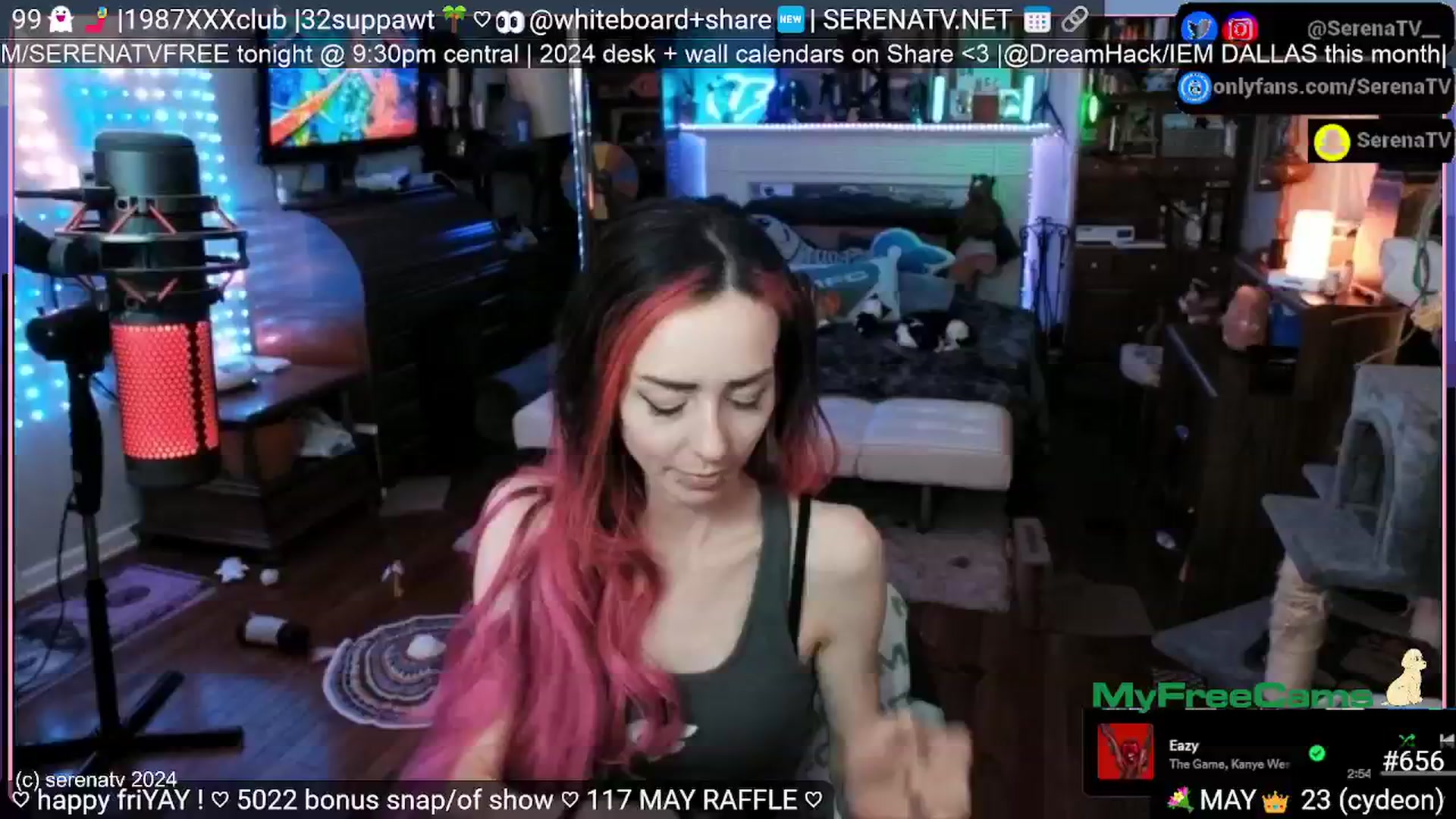Gallery image thumbnail from serenatv's myfreecams stream on, 05/24/2024, 20:35 image 11 of 20