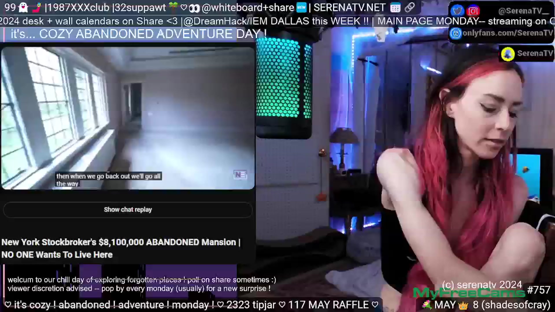 Gallery image thumbnail from serenatv's myfreecams stream on, 05/27/2024, 19:49 image 13 of 20