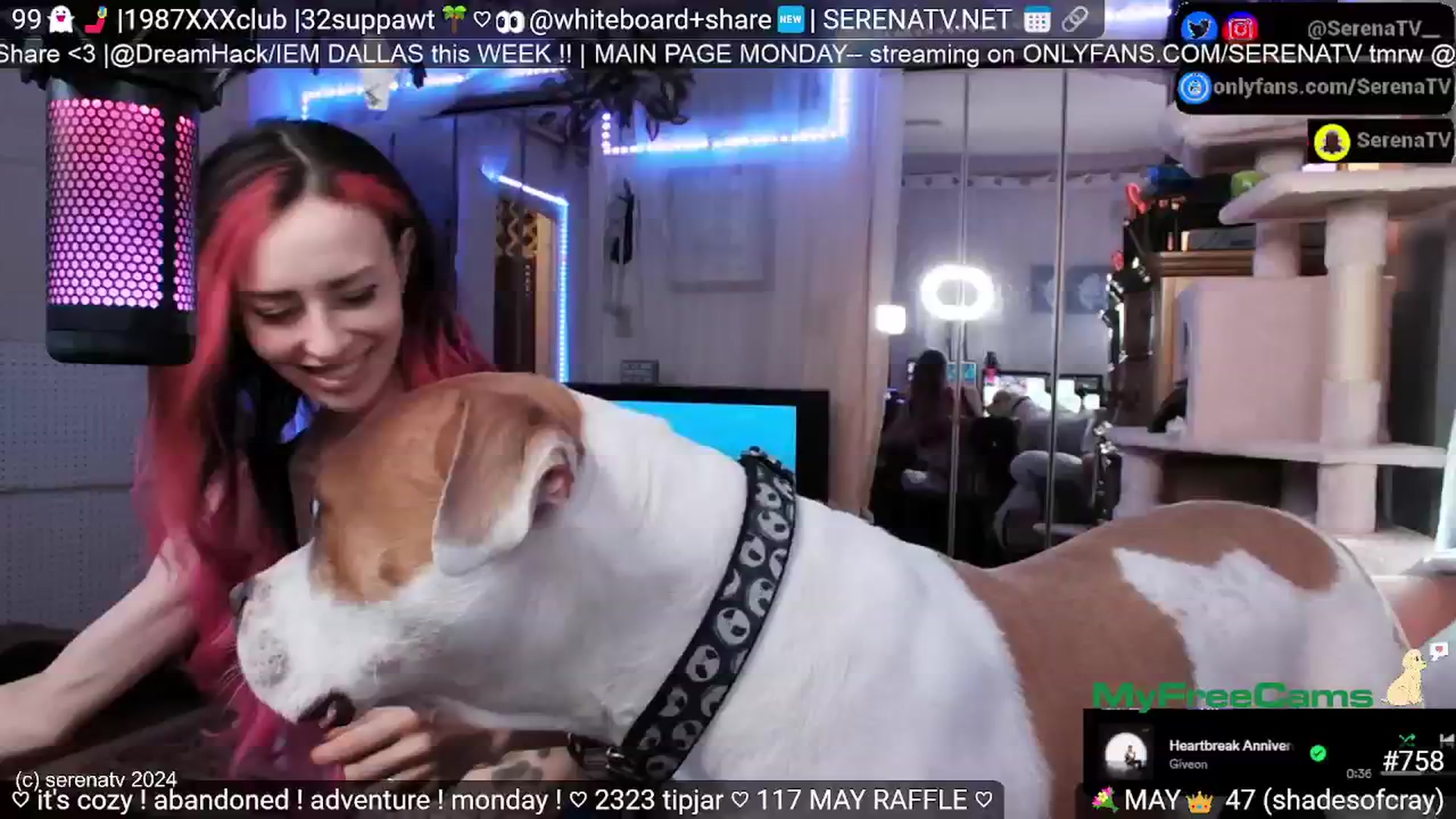 Gallery image thumbnail from serenatv's myfreecams stream on, 05/27/2024, 19:49 image 18 of 20
