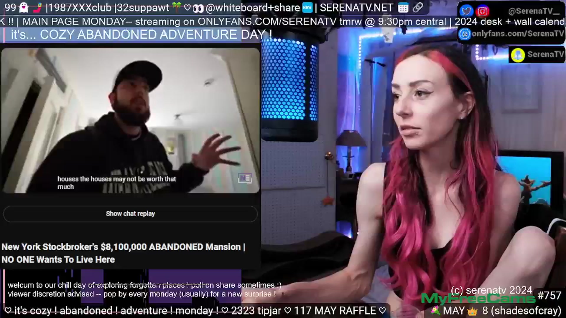 Gallery image thumbnail from serenatv's myfreecams stream on, 05/27/2024, 19:49 image 14 of 20