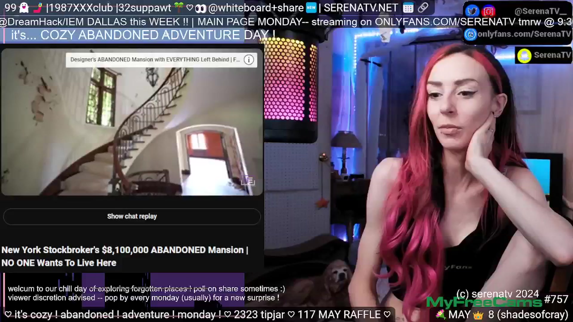 Gallery image thumbnail from serenatv's myfreecams stream on, 05/27/2024, 19:49 image 9 of 20