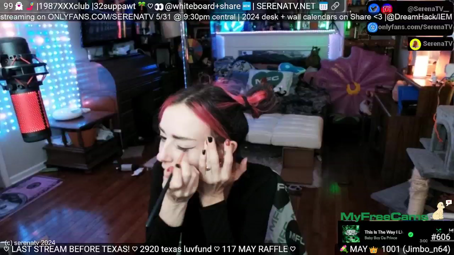 Gallery image thumbnail from serenatv's myfreecams stream on, 05/29/2024, 19:55 image 11 of 20