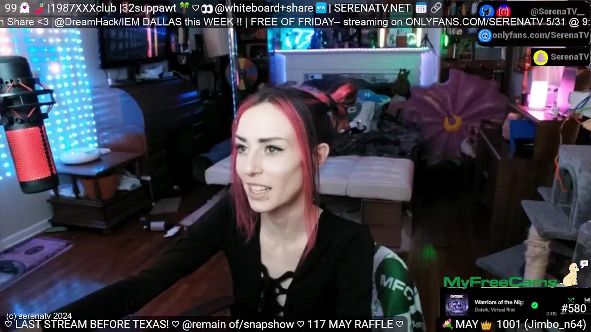 Gallery image thumbnail from serenatv's myfreecams stream on, 05/29/2024, 19:55 image 17 of 20