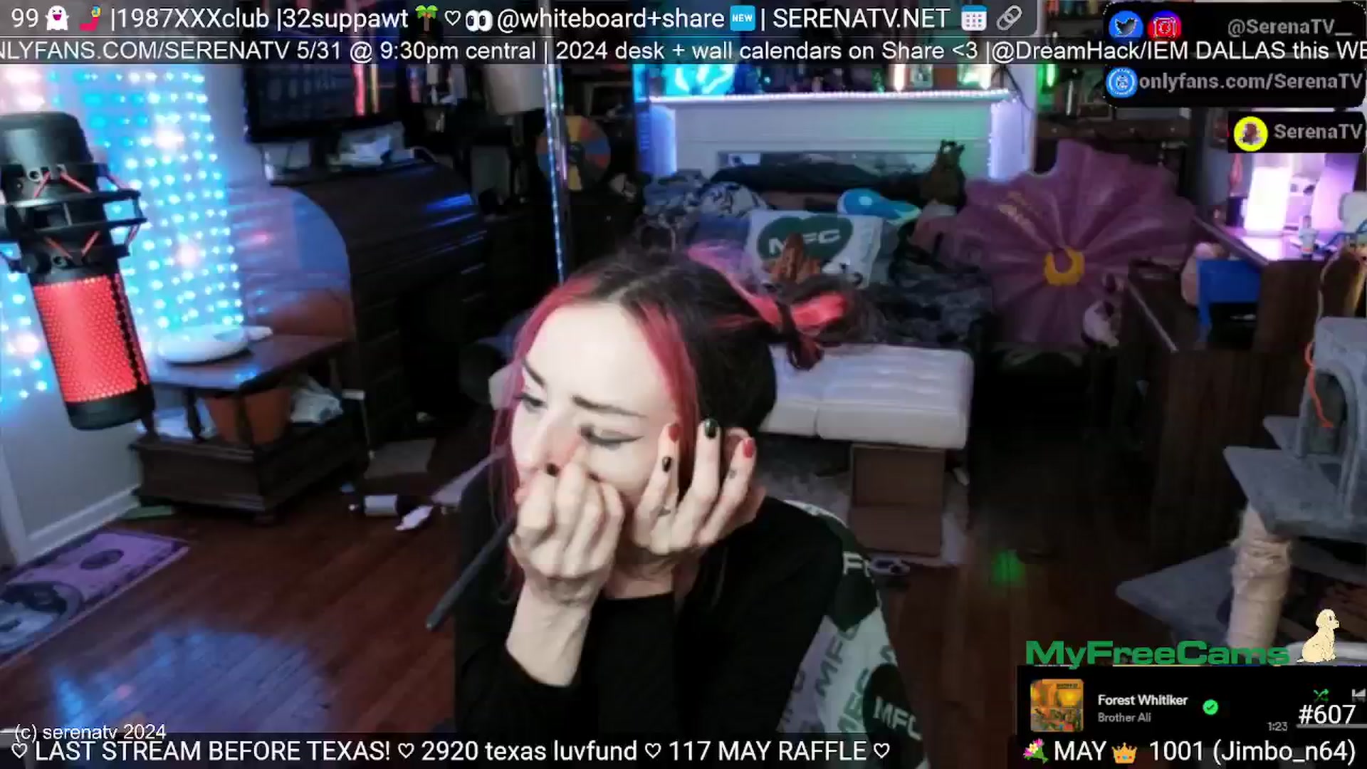 Gallery image thumbnail from serenatv's myfreecams stream on, 05/29/2024, 19:55 image 12 of 20