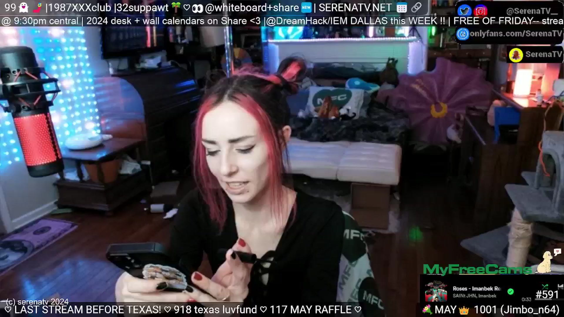 Gallery image thumbnail from serenatv's myfreecams stream on, 05/29/2024, 19:55 image 14 of 20