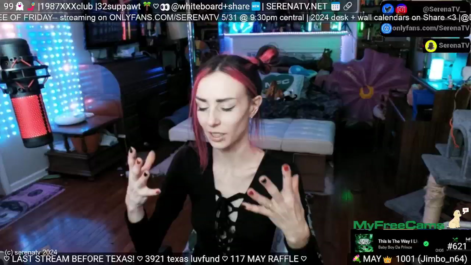 Gallery image thumbnail from serenatv's myfreecams stream on, 05/29/2024, 19:55 image 10 of 20