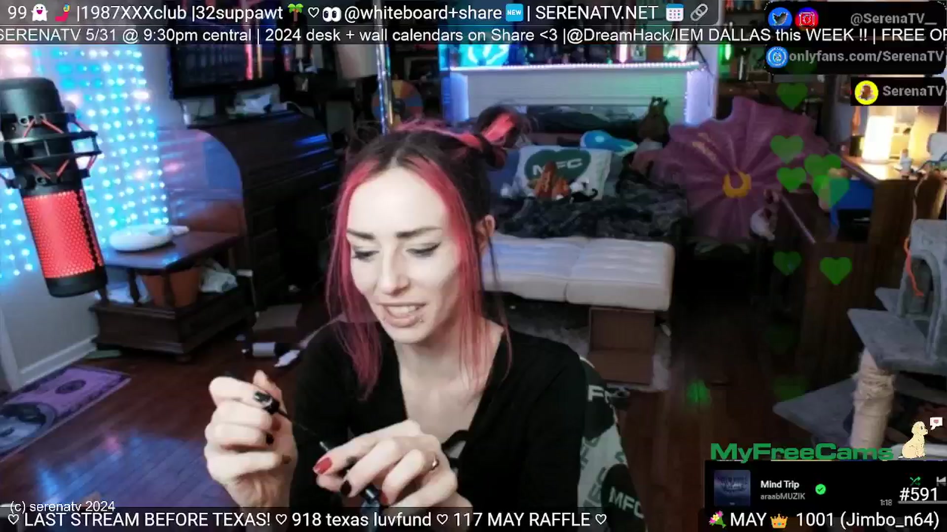 Gallery image thumbnail from serenatv's myfreecams stream on, 05/29/2024, 19:55 image 13 of 20