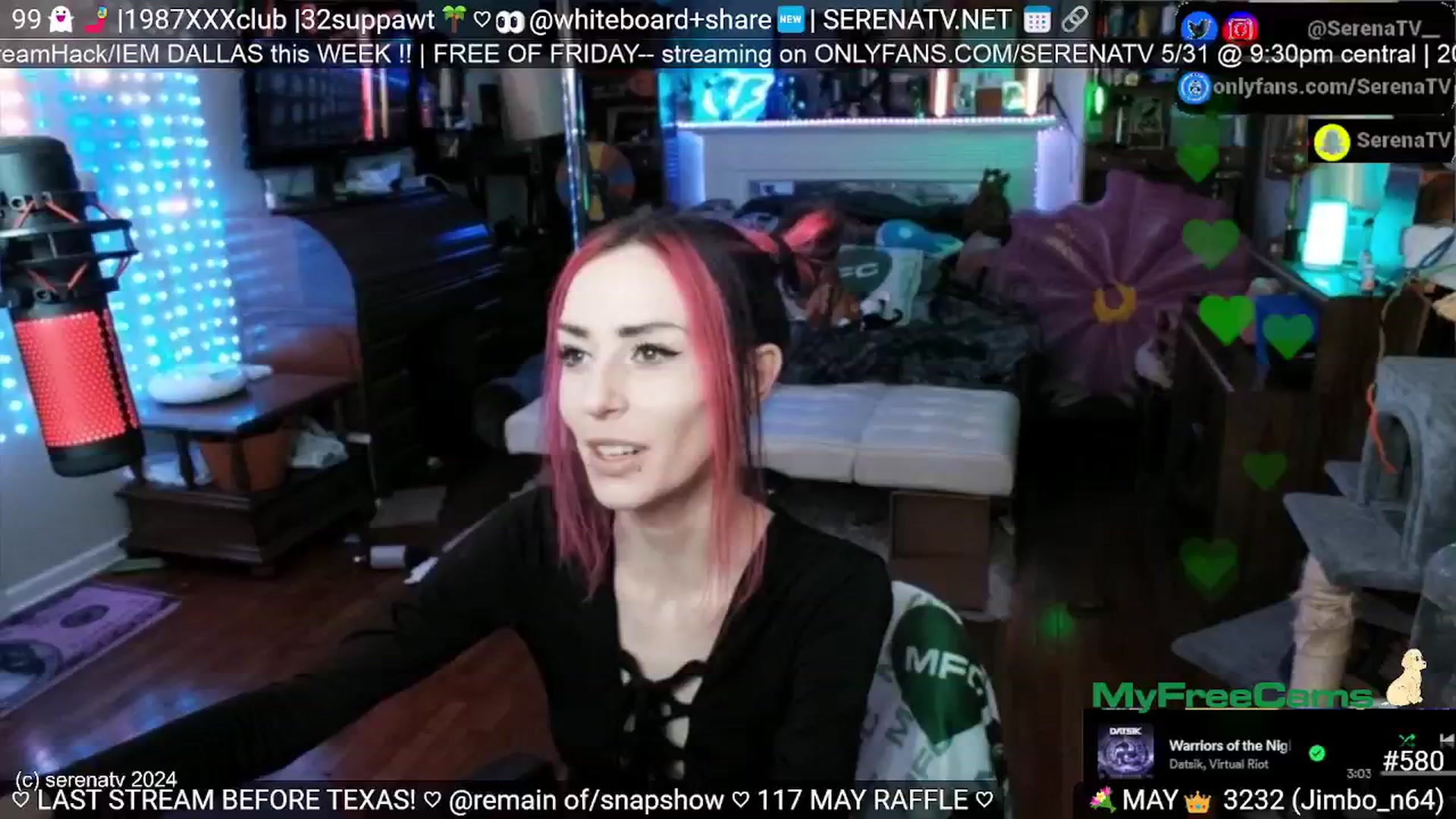 Gallery image thumbnail from serenatv's myfreecams stream on, 05/29/2024, 19:55 image 18 of 20